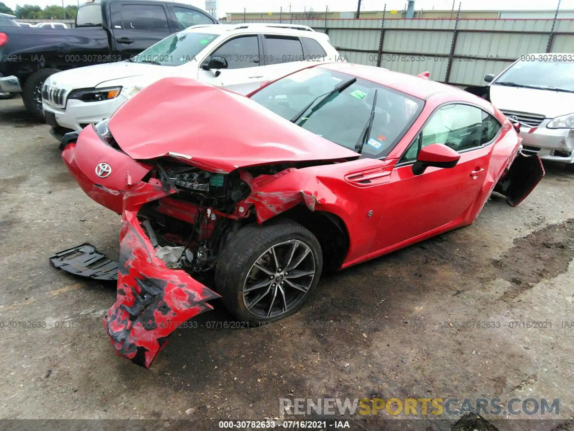 2 Фотография поврежденного автомобиля JF1ZNAE16K8700468 TOYOTA 86 2019