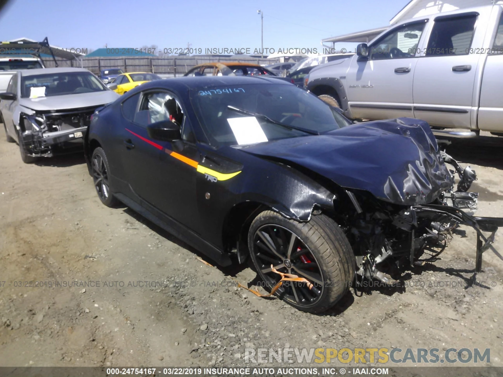 1 Photograph of a damaged car JF1ZNAE16K9701095 TOYOTA 86 2019