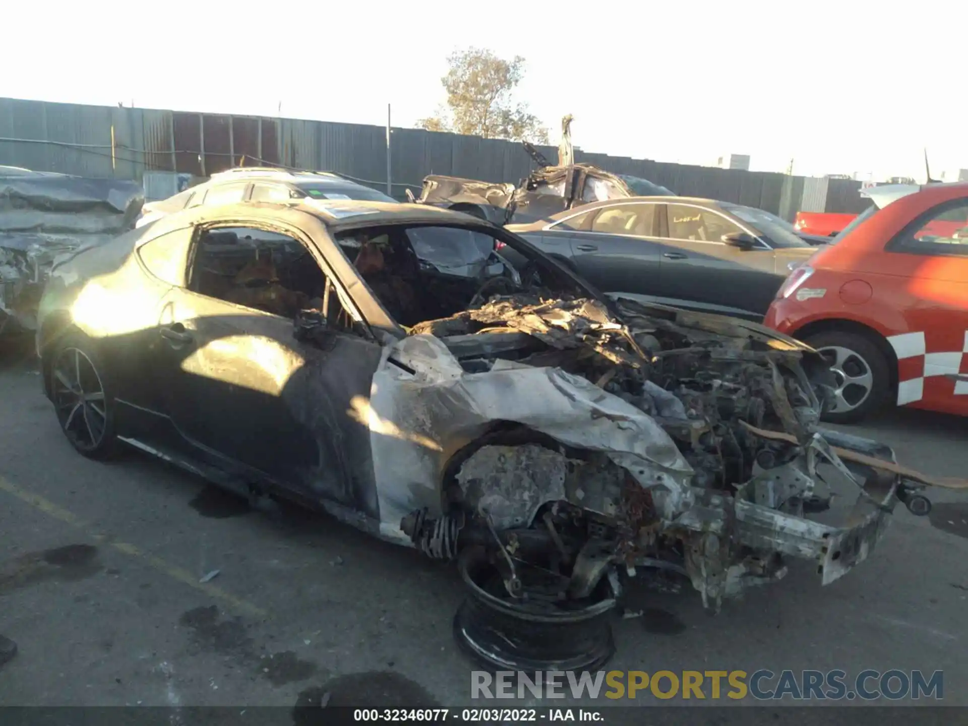 1 Photograph of a damaged car JF1ZNAE16K9702036 TOYOTA 86 2019