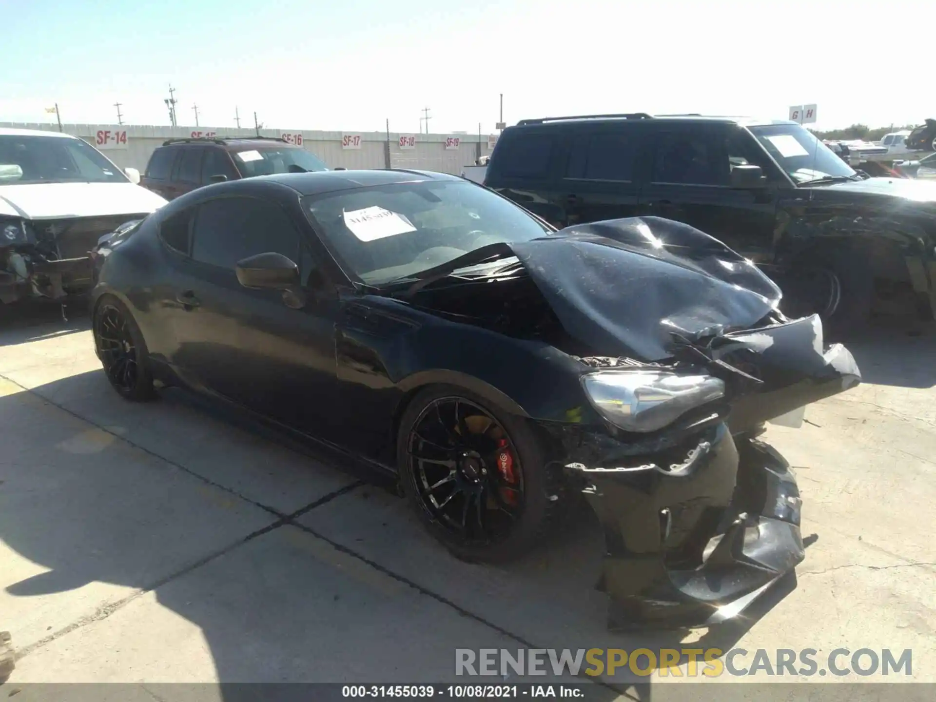 1 Photograph of a damaged car JF1ZNAE16K9702229 TOYOTA 86 2019