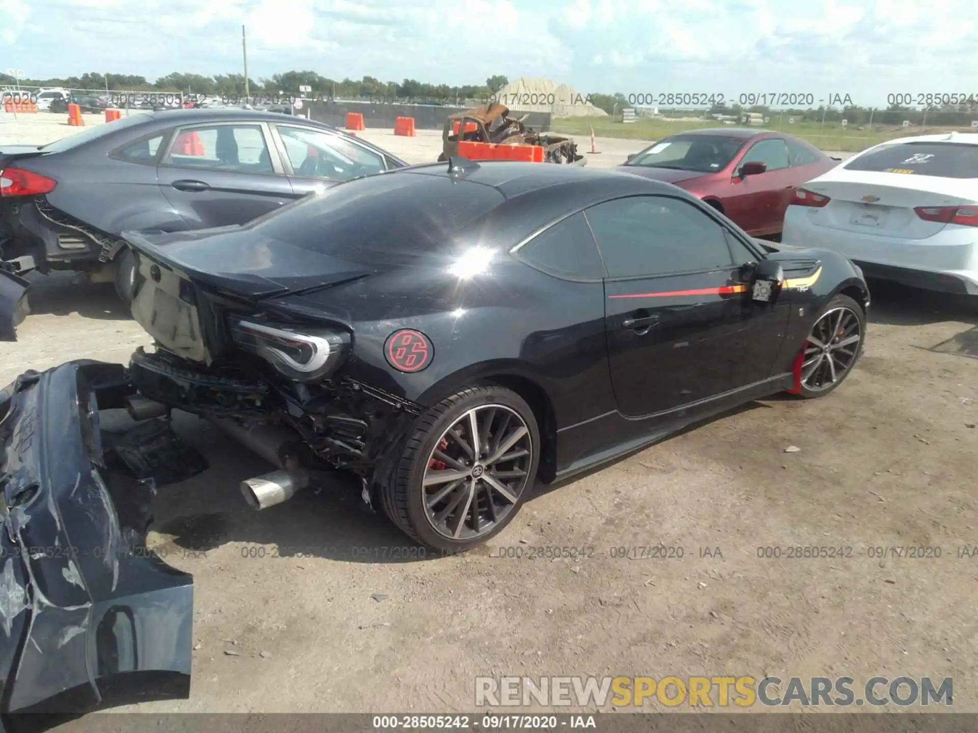 4 Photograph of a damaged car JF1ZNAE16K9702649 TOYOTA 86 2019