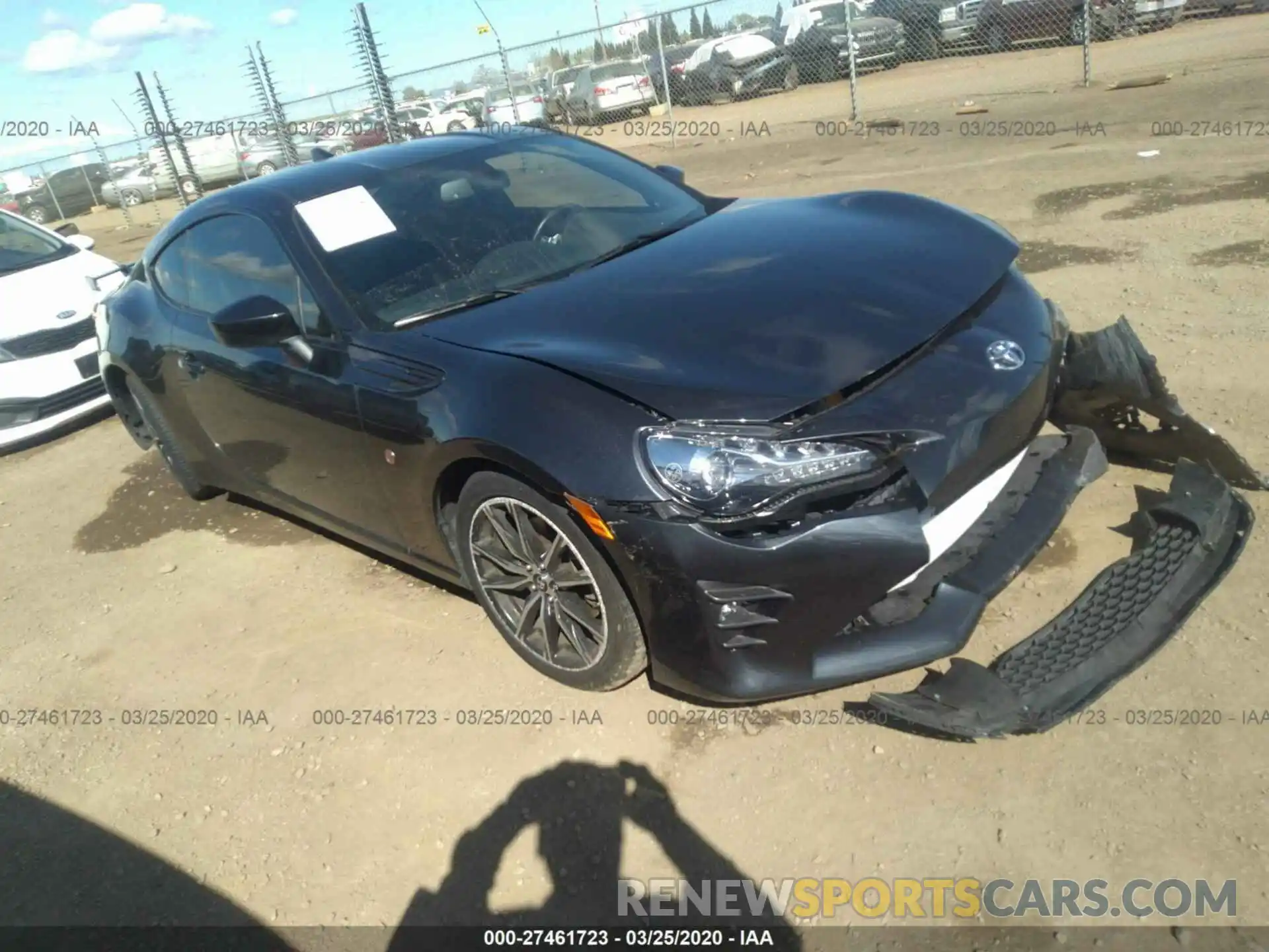 1 Photograph of a damaged car JF1ZNAE17K8701399 TOYOTA 86 2019