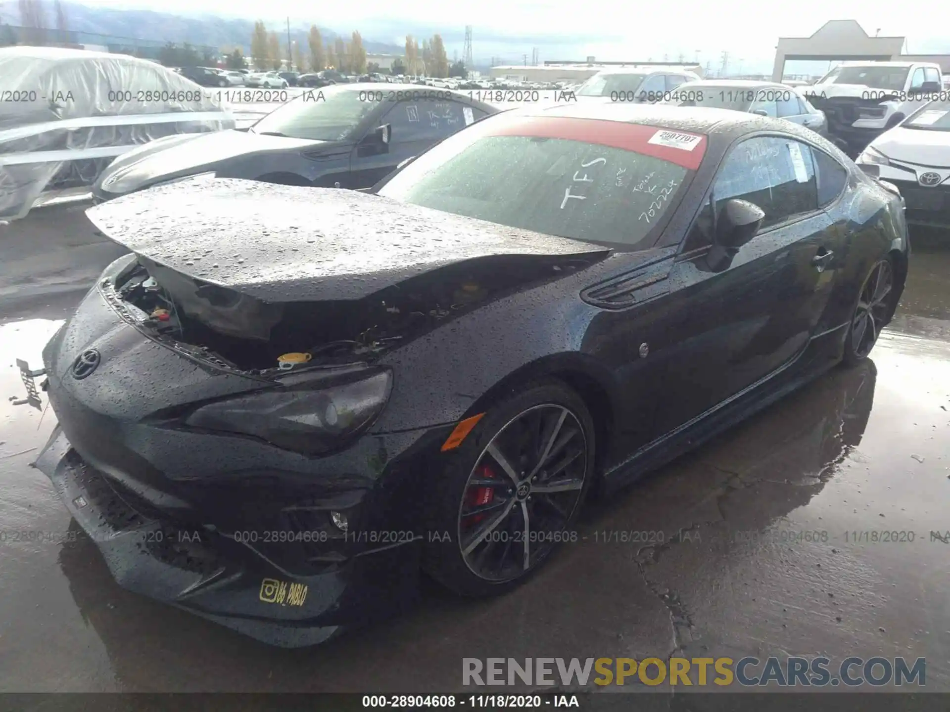 2 Photograph of a damaged car JF1ZNAE17K9702224 TOYOTA 86 2019