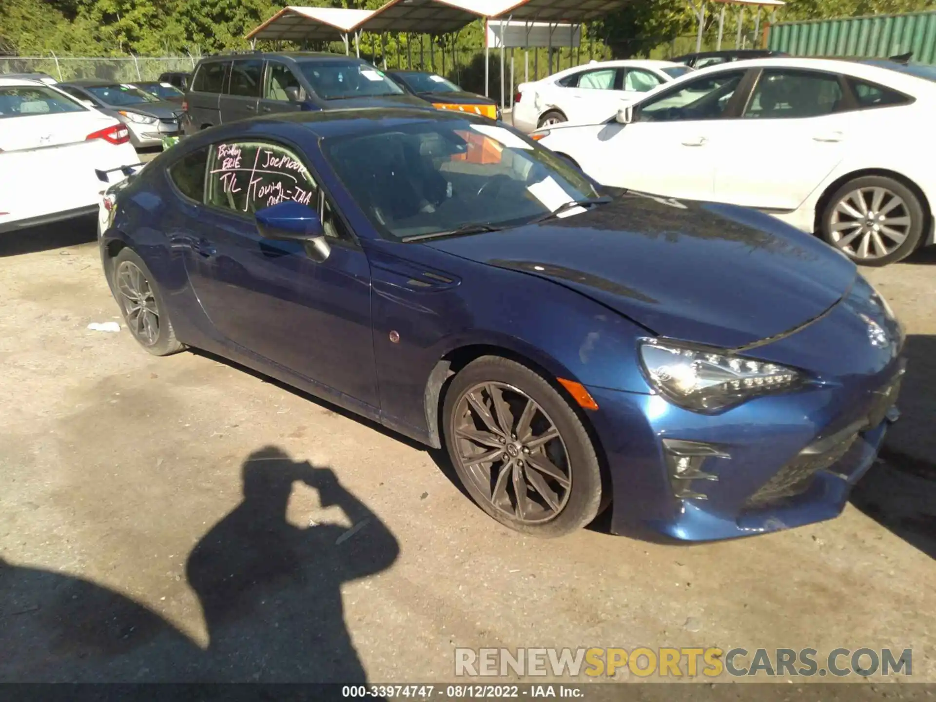 1 Photograph of a damaged car JF1ZNAE18K8700200 TOYOTA 86 2019