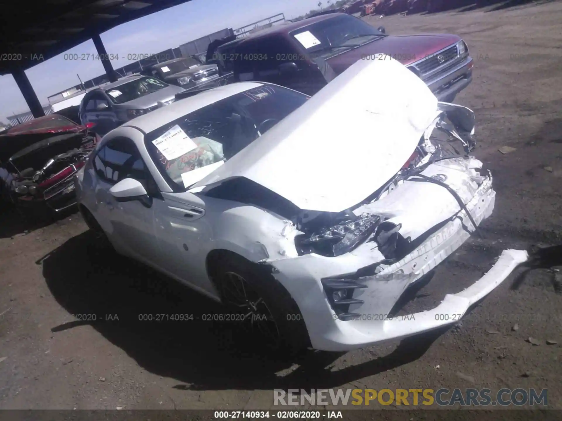 1 Photograph of a damaged car JF1ZNAE18K8700634 TOYOTA 86 2019