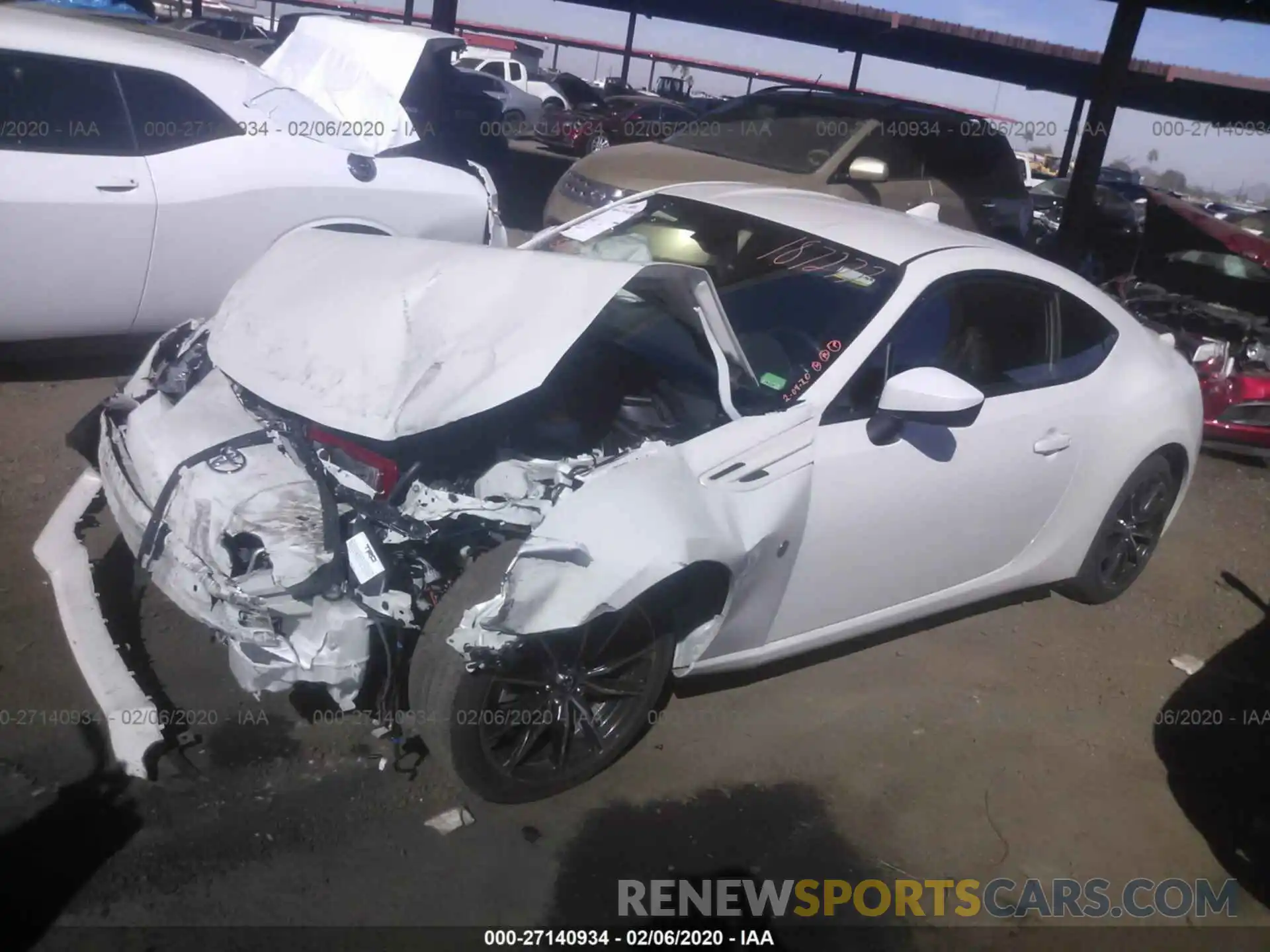 2 Photograph of a damaged car JF1ZNAE18K8700634 TOYOTA 86 2019