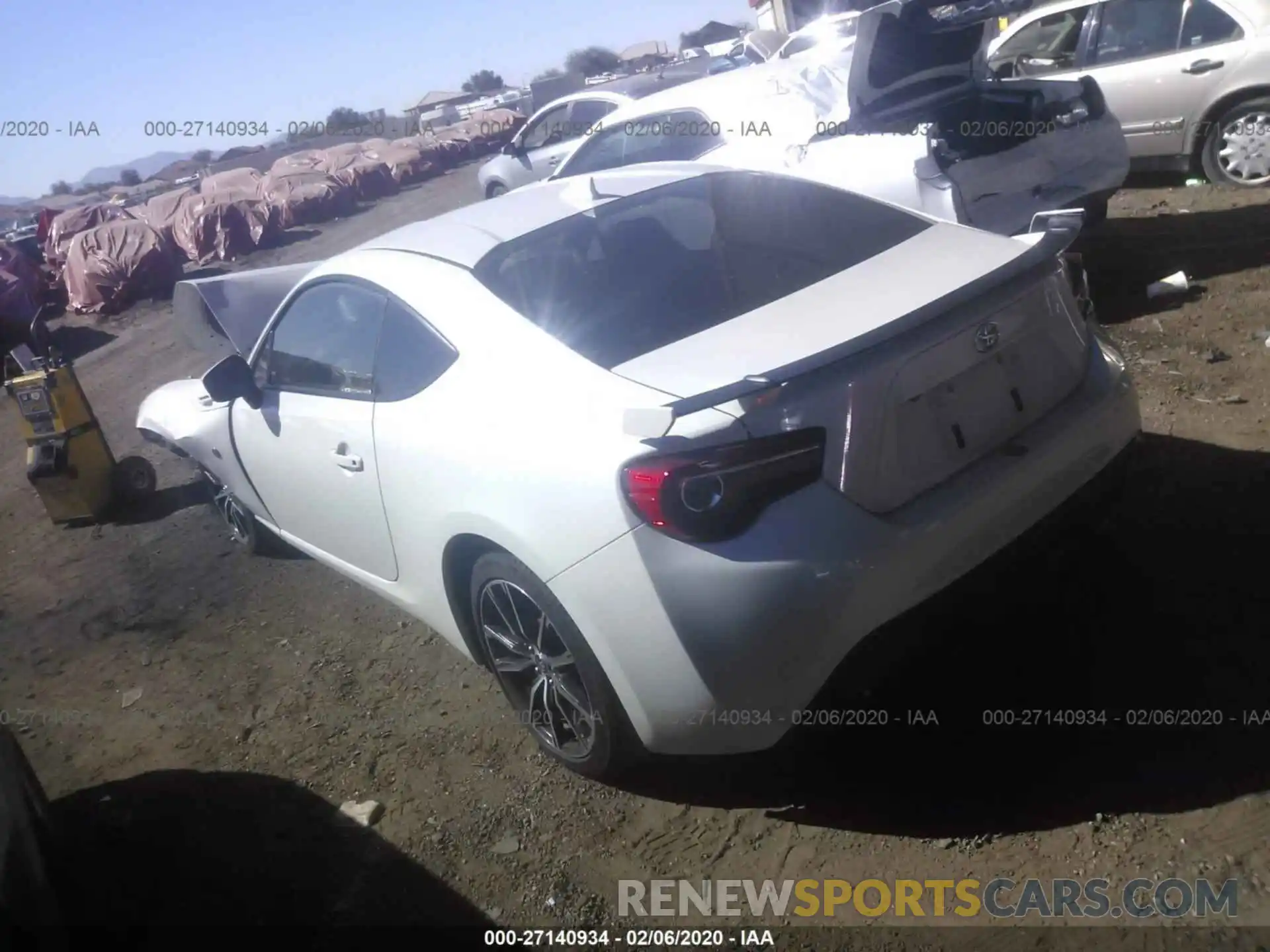 3 Photograph of a damaged car JF1ZNAE18K8700634 TOYOTA 86 2019