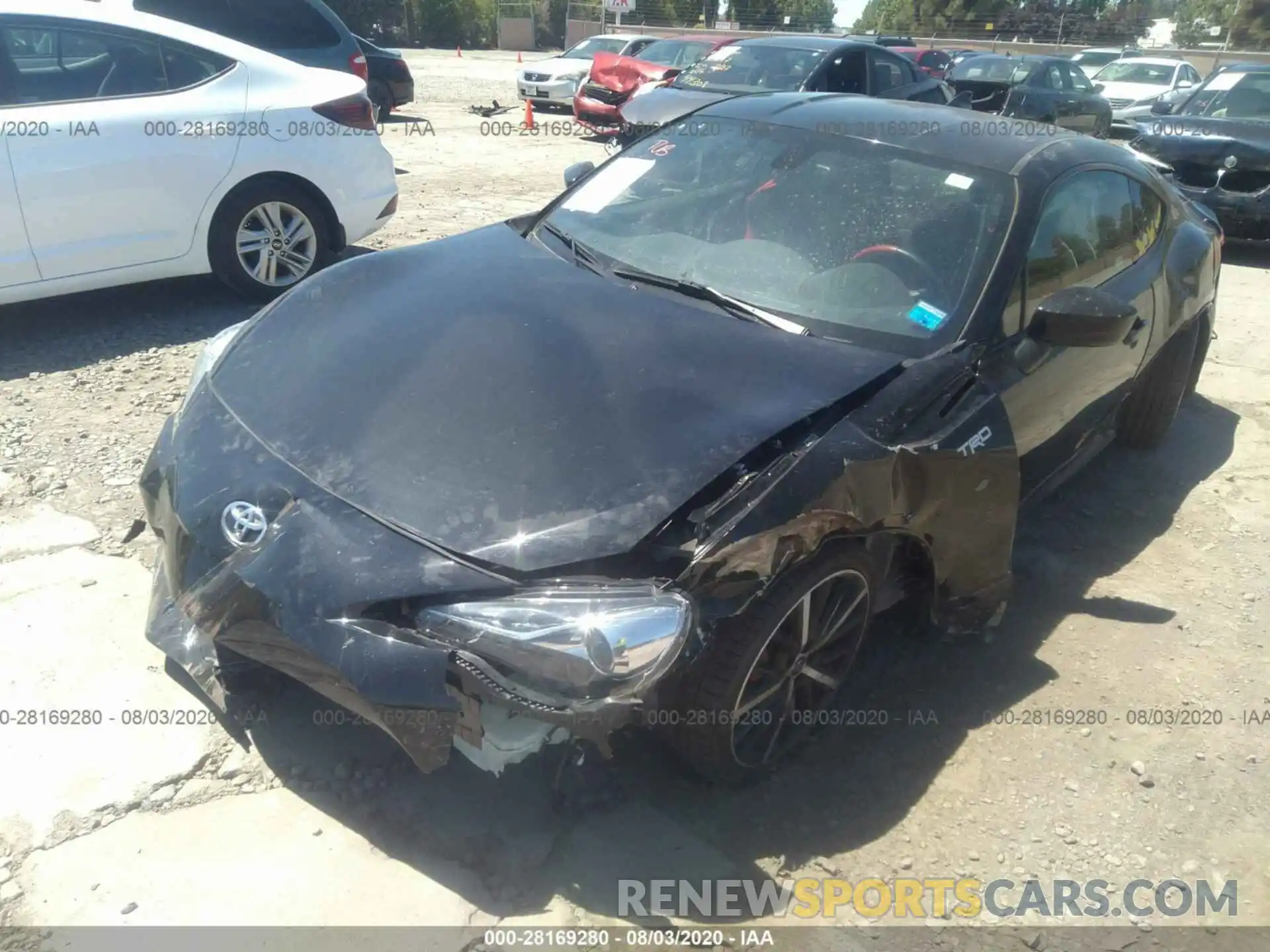 2 Photograph of a damaged car JF1ZNAE18K9701065 TOYOTA 86 2019