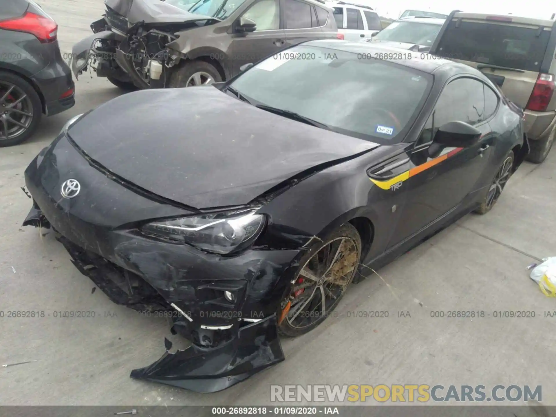 2 Photograph of a damaged car JF1ZNAE18K9702250 TOYOTA 86 2019