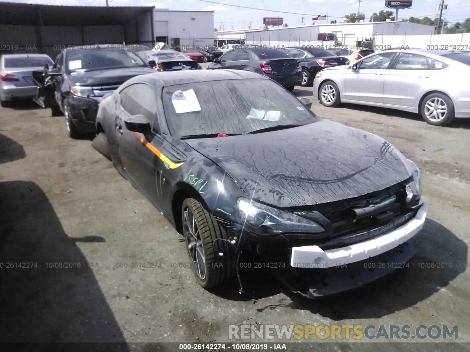 1 Photograph of a damaged car JF1ZNAE18K9702930 TOYOTA 86 2019