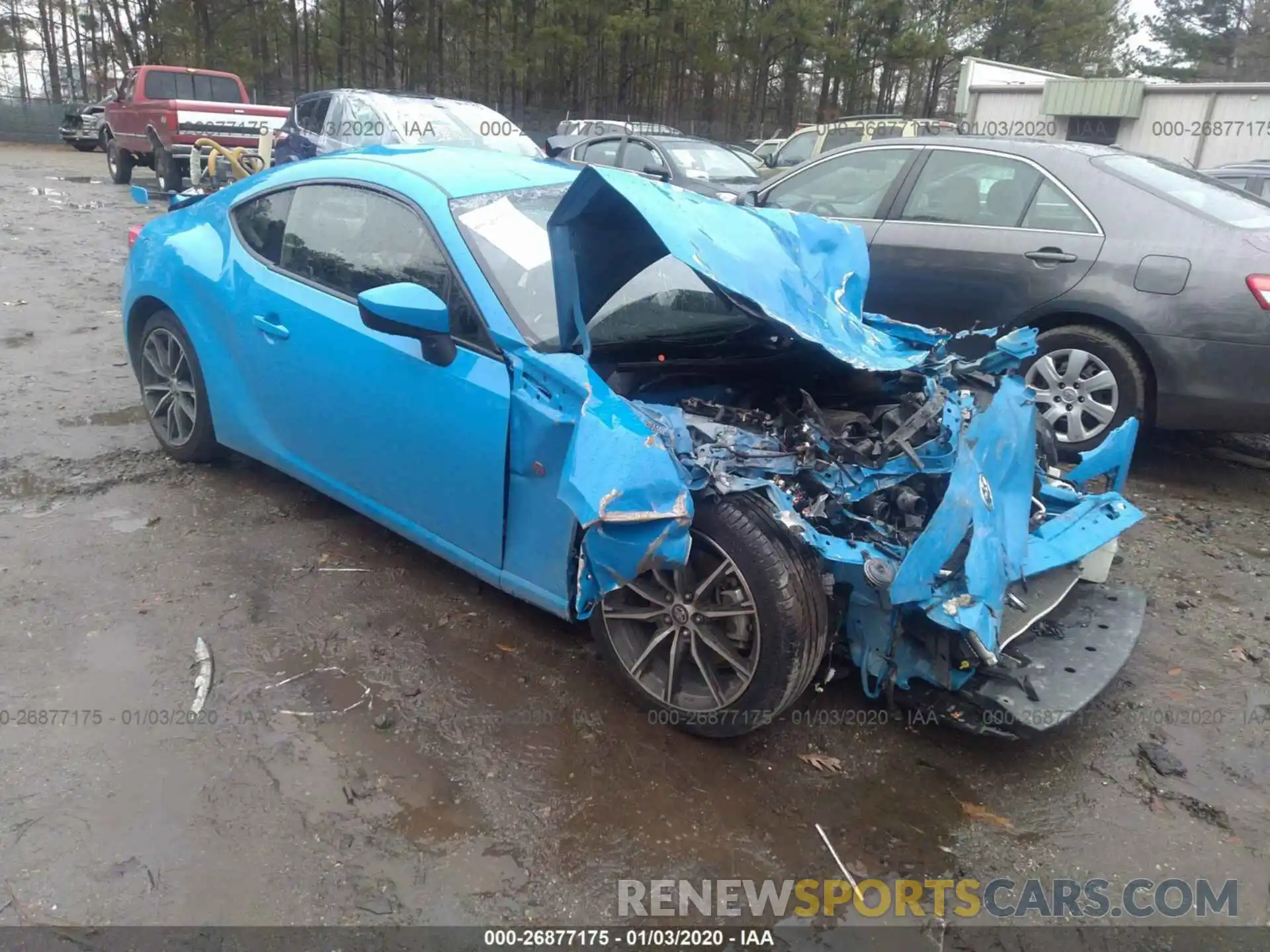 1 Photograph of a damaged car JF1ZNAE19K8700514 TOYOTA 86 2019