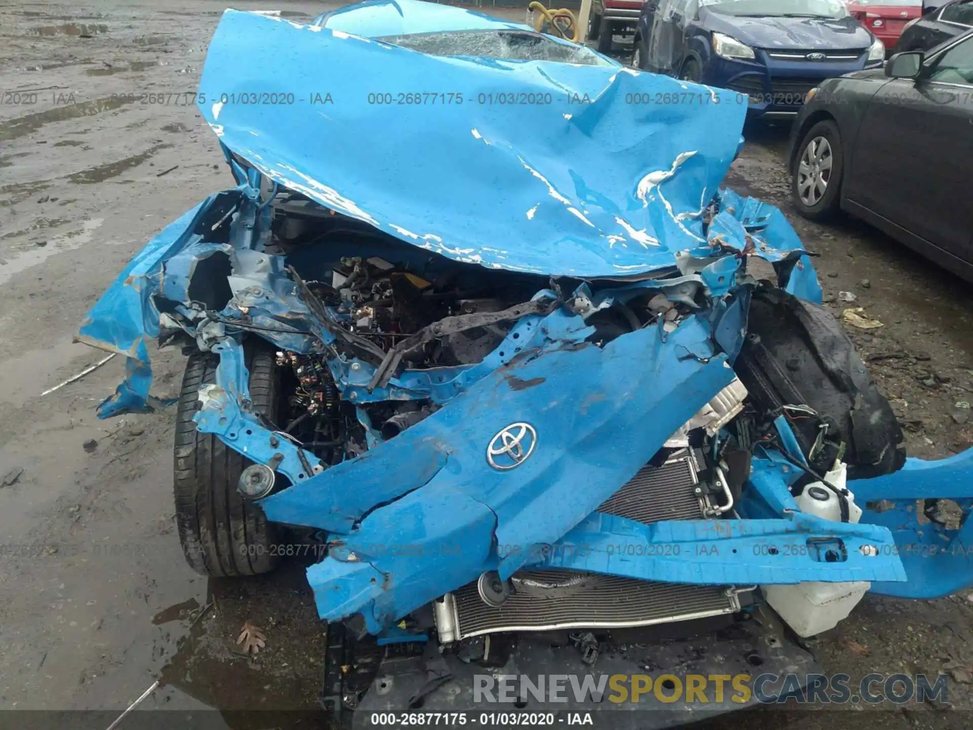 10 Photograph of a damaged car JF1ZNAE19K8700514 TOYOTA 86 2019