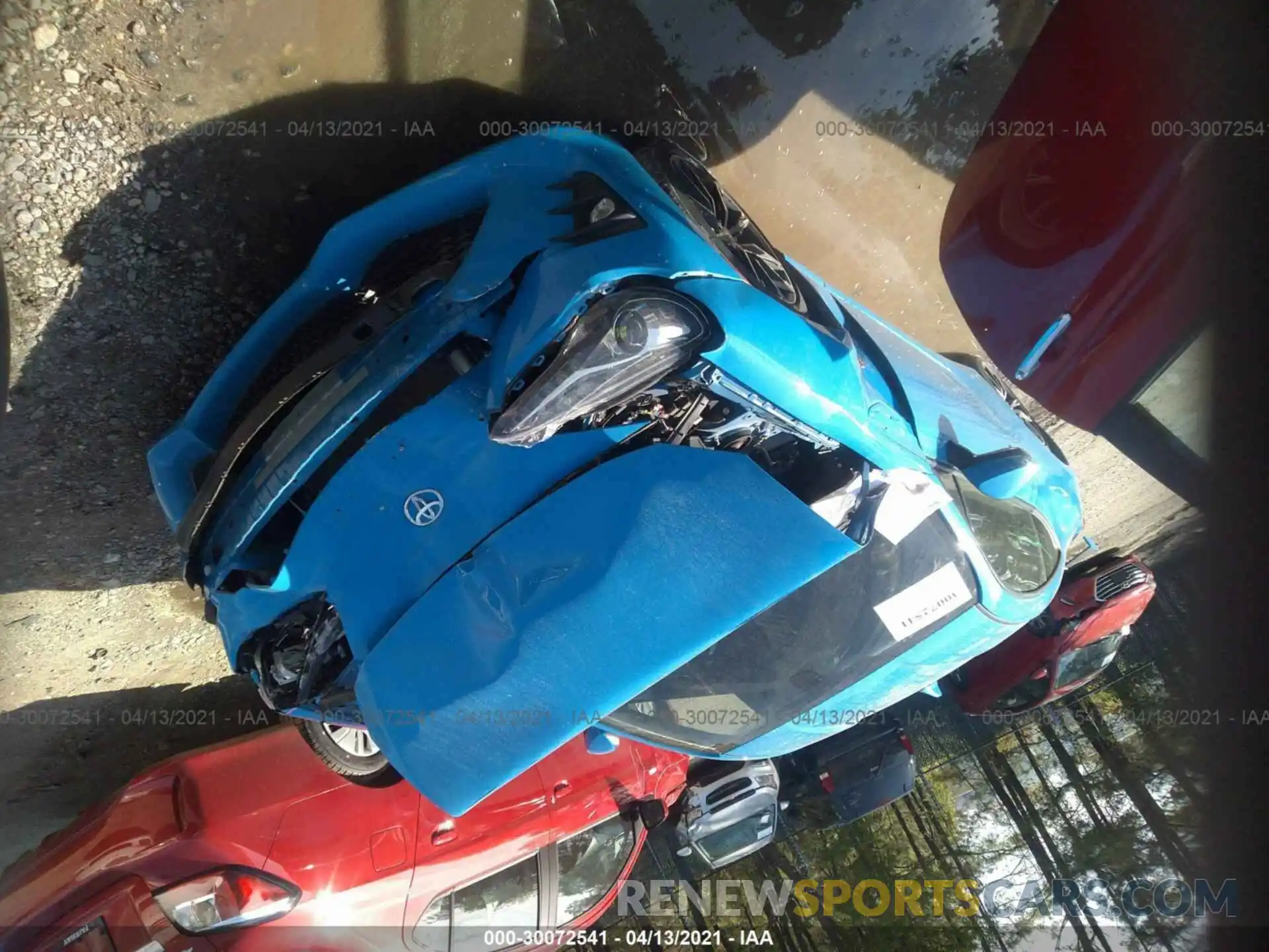 1 Photograph of a damaged car JF1ZNAE19K8701632 TOYOTA 86 2019