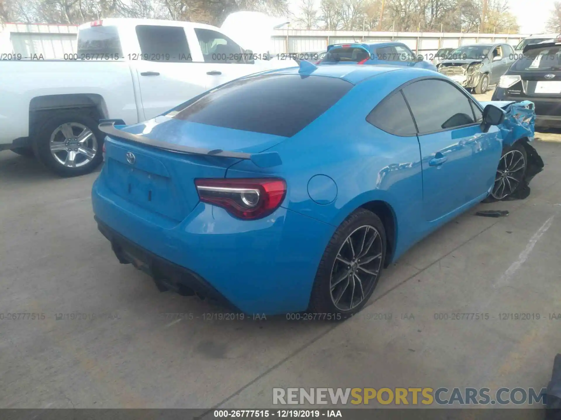 4 Photograph of a damaged car JF1ZNAE1XK8704006 TOYOTA 86 2019