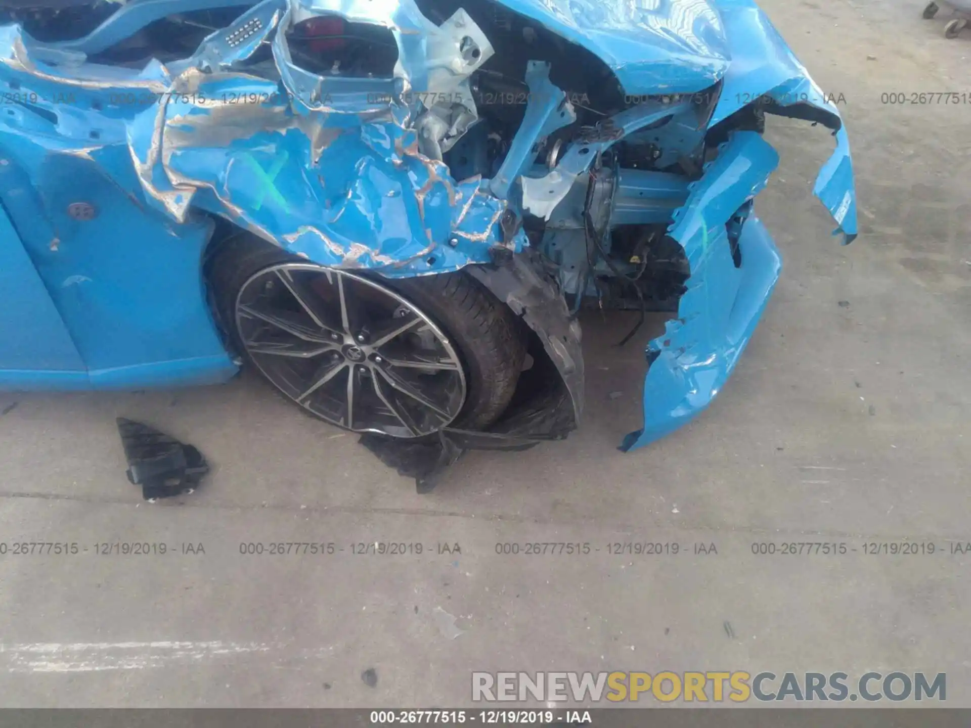 6 Photograph of a damaged car JF1ZNAE1XK8704006 TOYOTA 86 2019