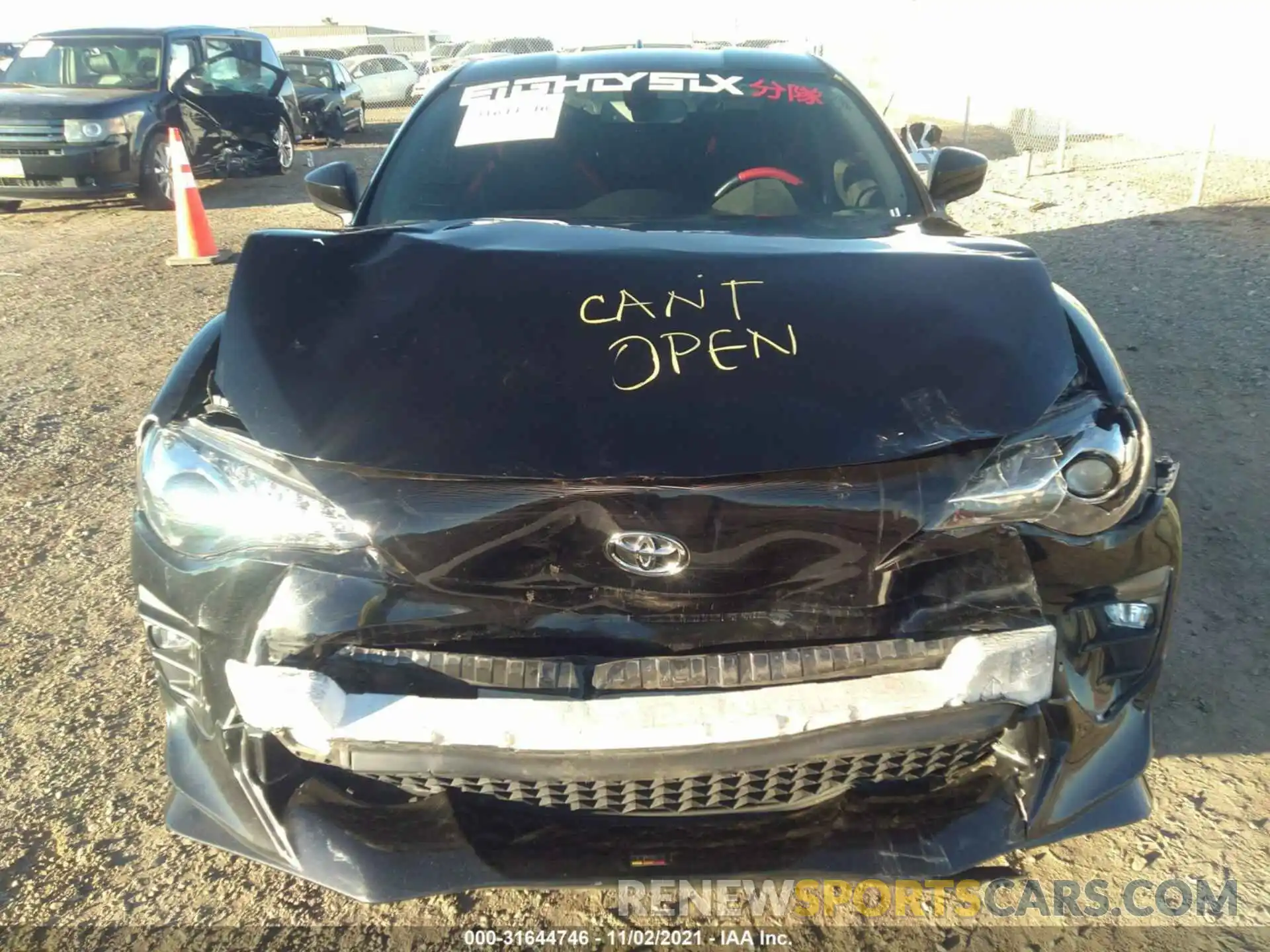 6 Photograph of a damaged car JF1ZNAE1XK9700516 TOYOTA 86 2019