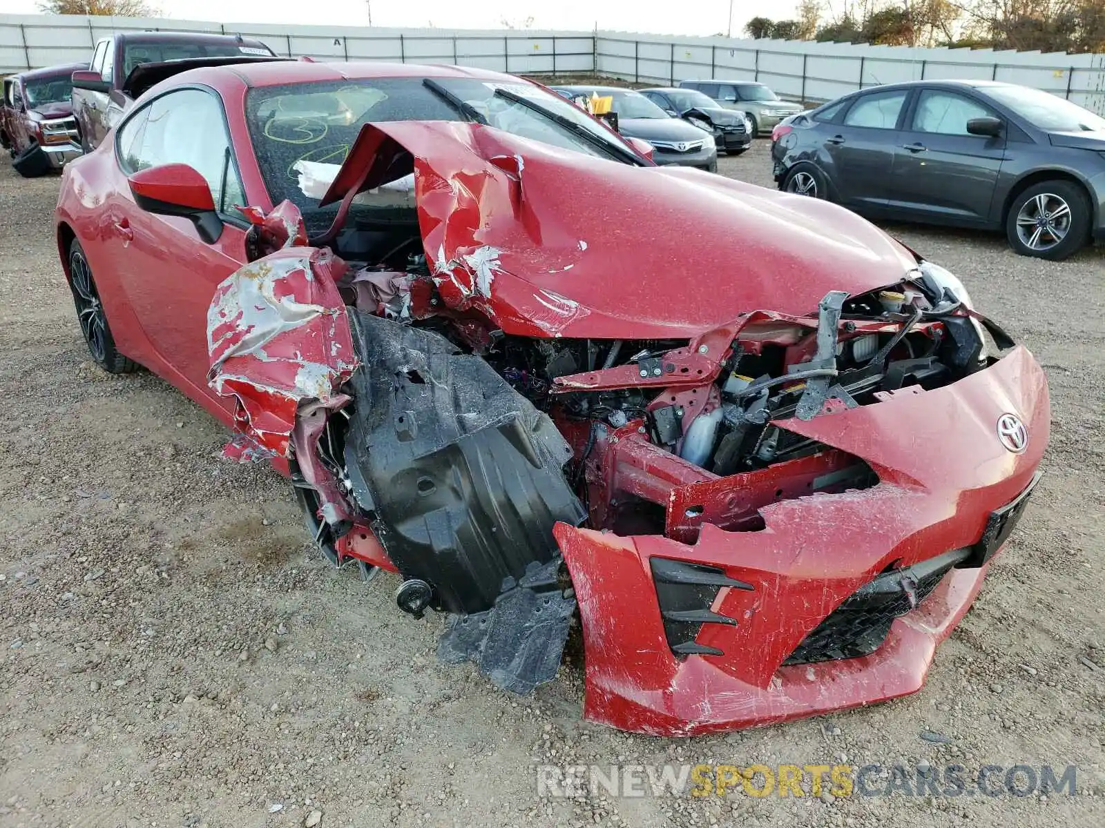 1 Photograph of a damaged car JF1ZNAA10L8752041 TOYOTA 86 2020