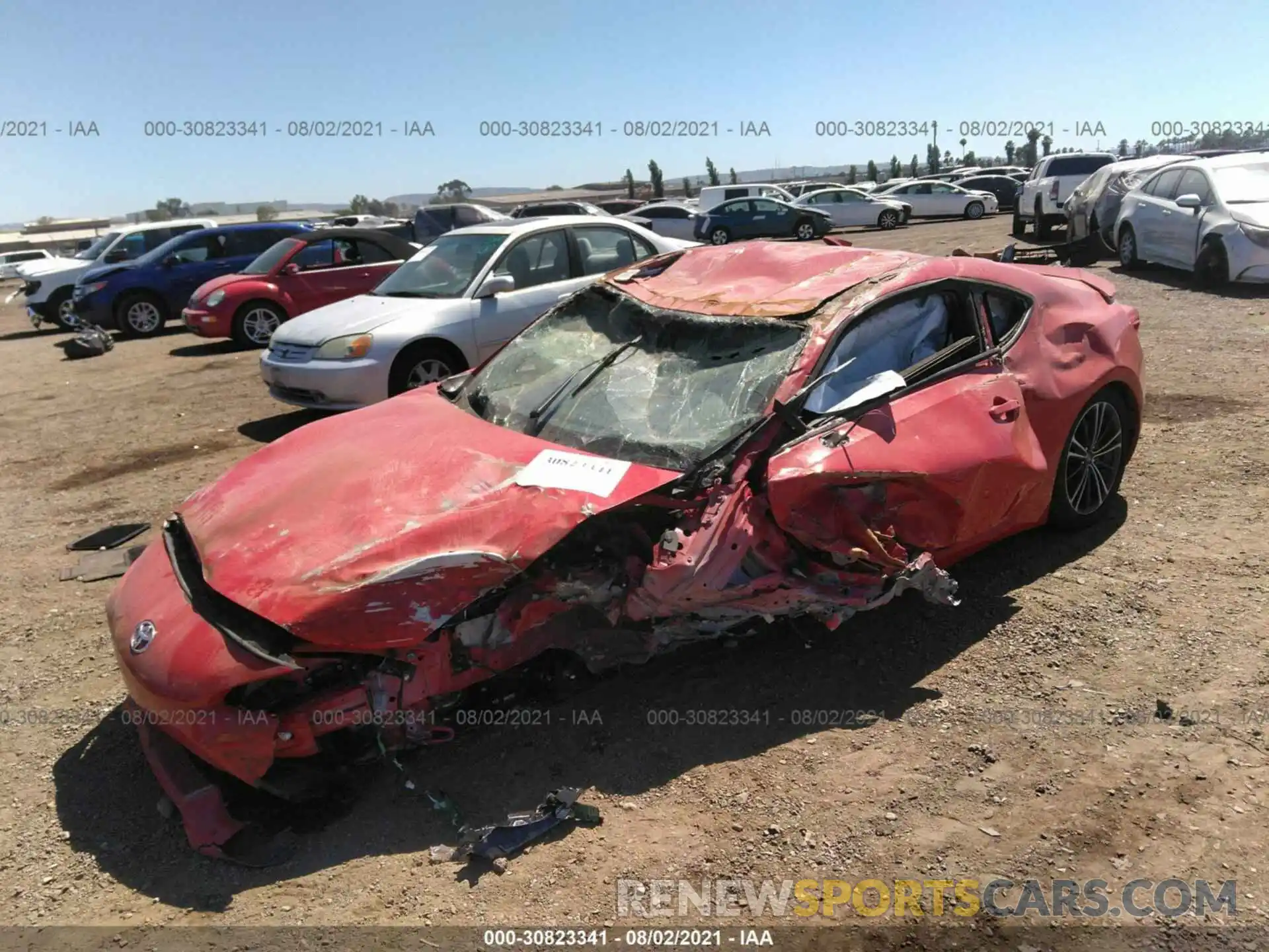 2 Photograph of a damaged car JF1ZNAA18L8751722 TOYOTA 86 2020