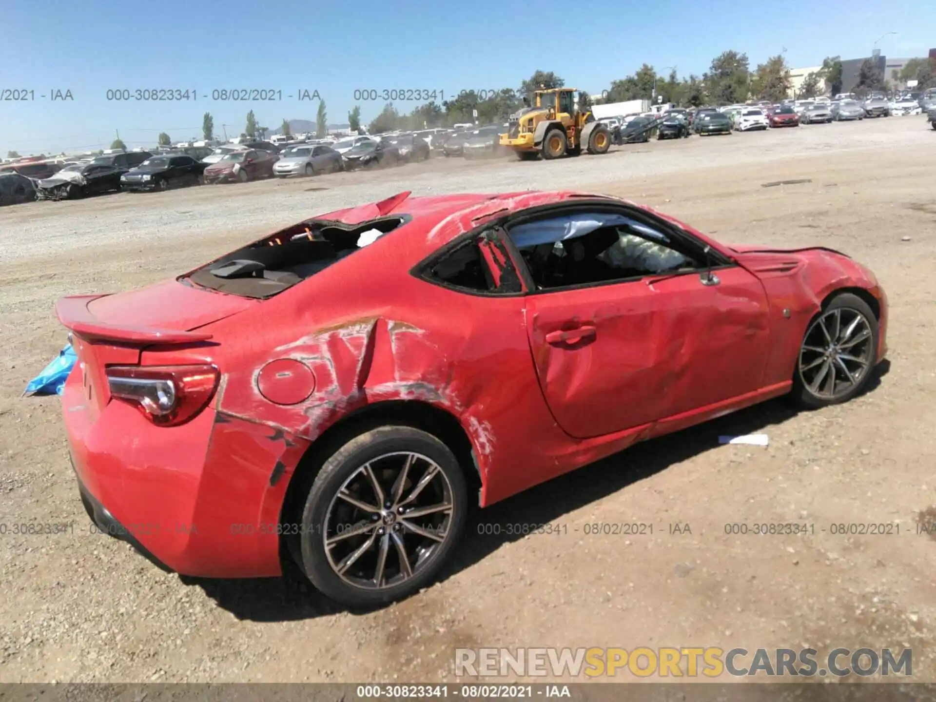 4 Photograph of a damaged car JF1ZNAA18L8751722 TOYOTA 86 2020