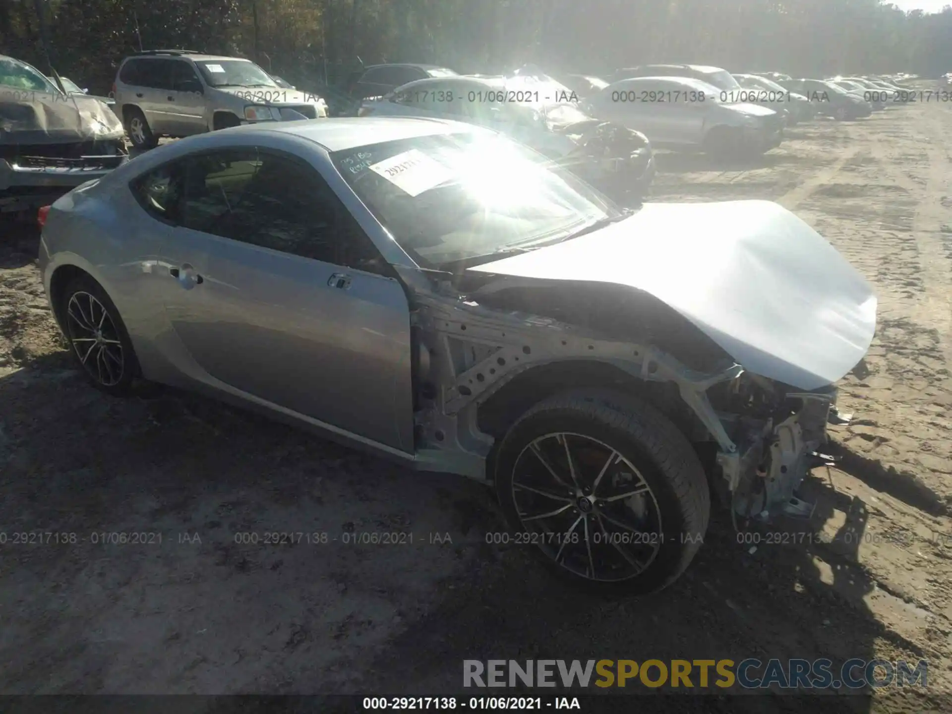 1 Photograph of a damaged car JF1ZNAA19L8752054 TOYOTA 86 2020