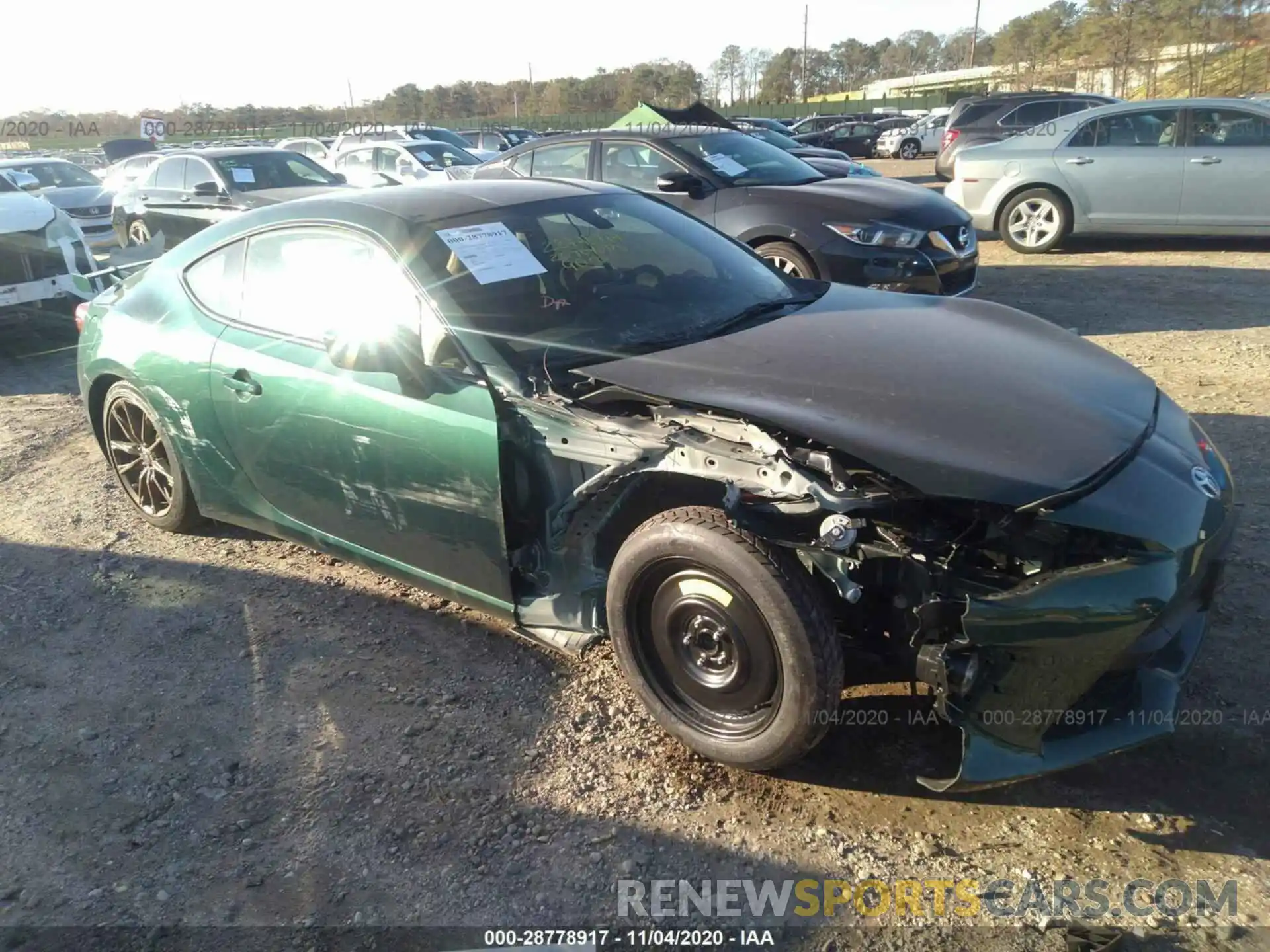 1 Photograph of a damaged car JF1ZNAE10L8750087 TOYOTA 86 2020