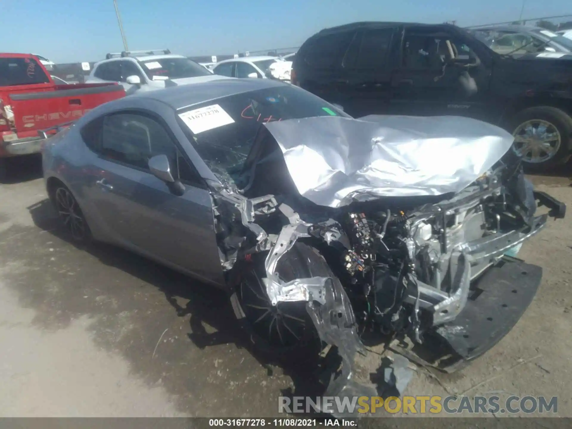 1 Photograph of a damaged car JF1ZNAE12L8753847 TOYOTA 86 2020