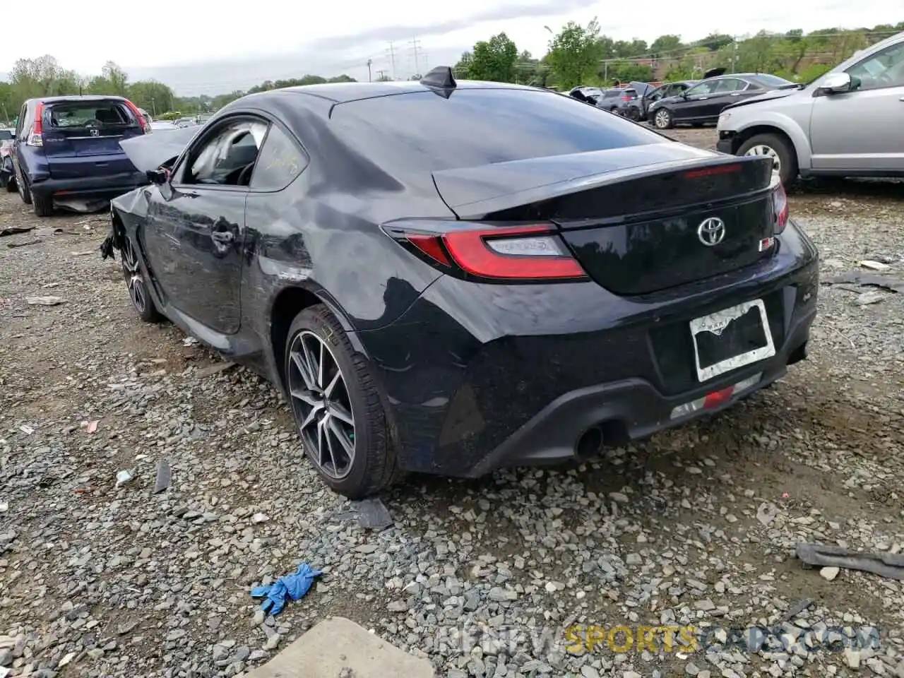 3 Photograph of a damaged car JF1ZNBC11N8751597 TOYOTA 86 2022