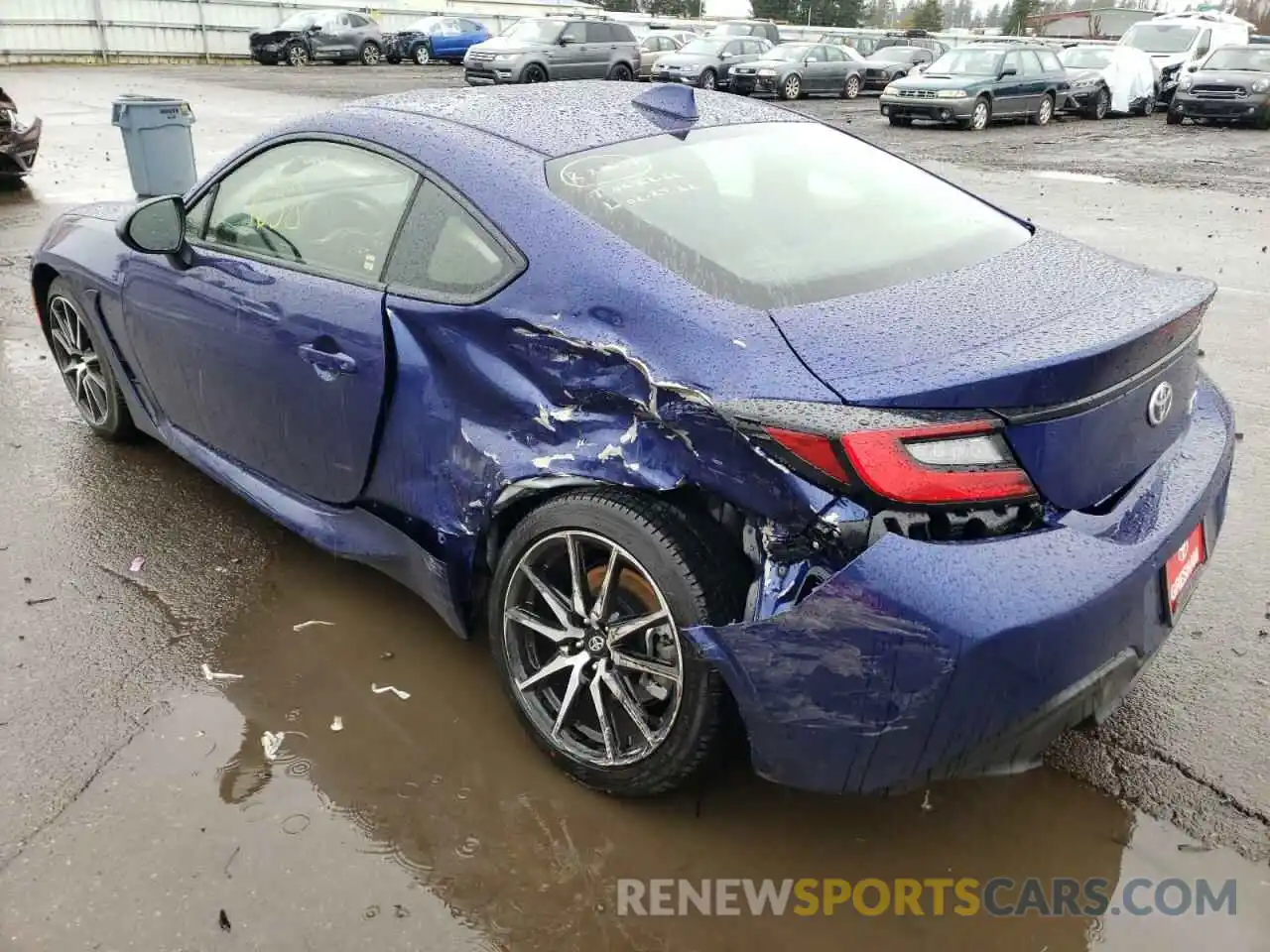 3 Photograph of a damaged car JF1ZNBC18N8751287 TOYOTA 86 2022