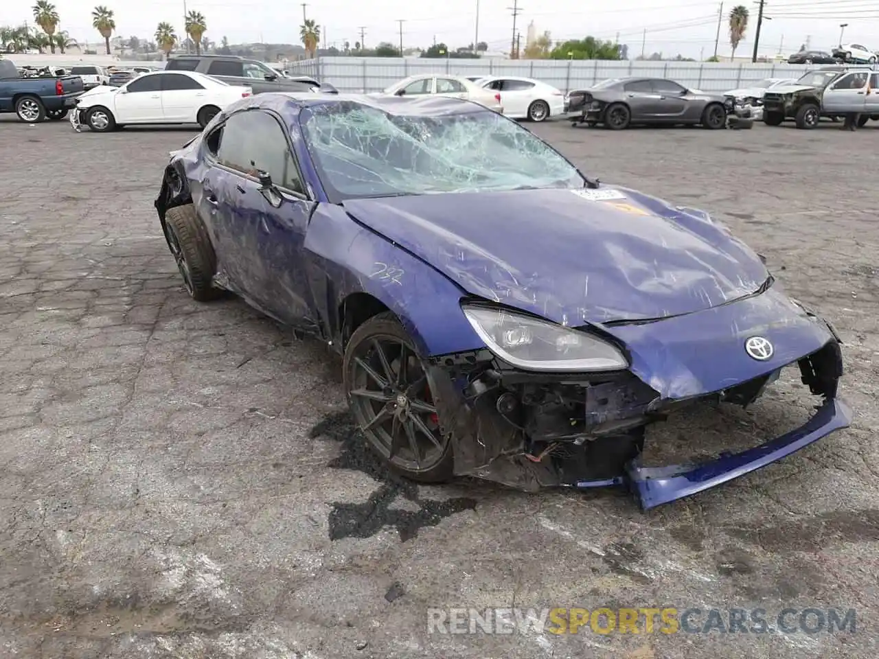 1 Photograph of a damaged car JF1ZNBF12N8750454 TOYOTA 86 2022