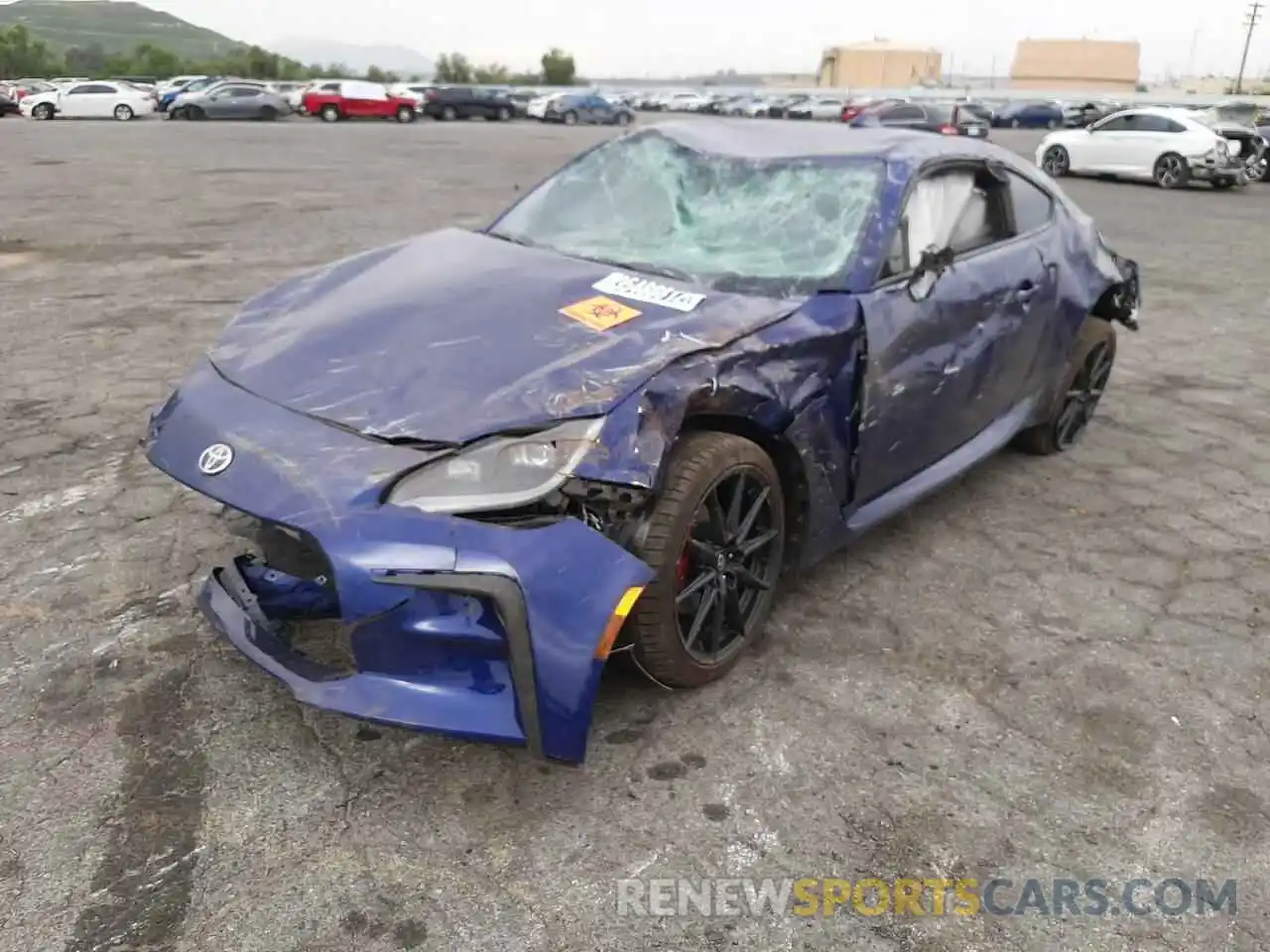 2 Photograph of a damaged car JF1ZNBF12N8750454 TOYOTA 86 2022