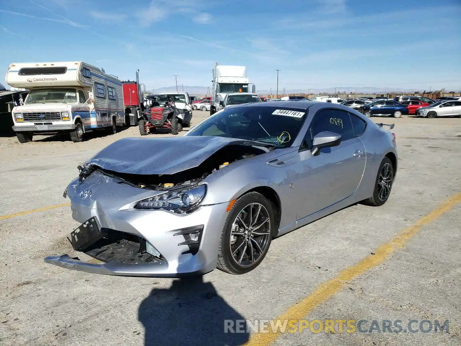 2 Photograph of a damaged car JF1ZNAE11K9703045 TOYOTA 86 GT 2019