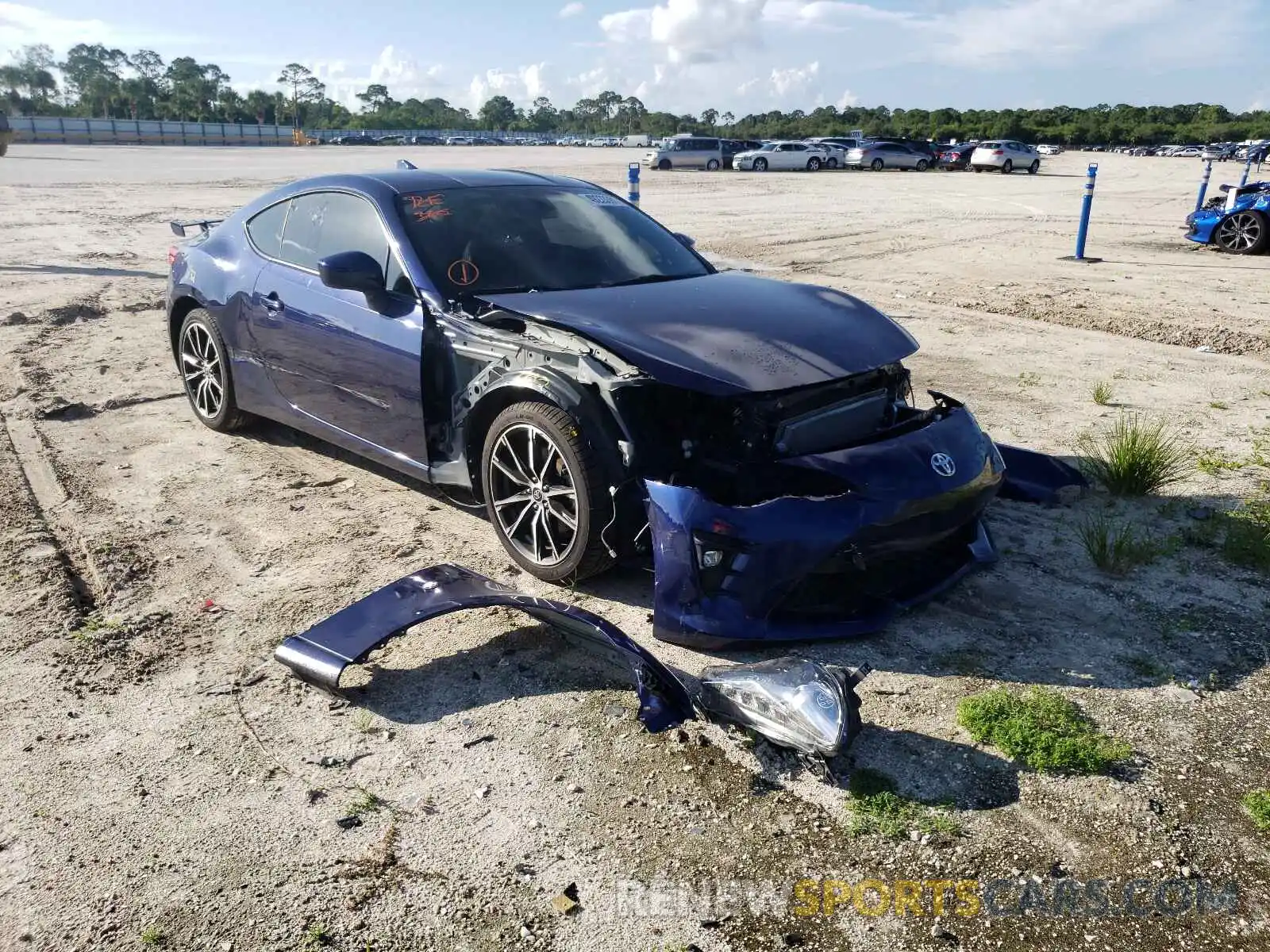 1 Photograph of a damaged car JF1ZNAE13K9700356 TOYOTA 86 GT 2019