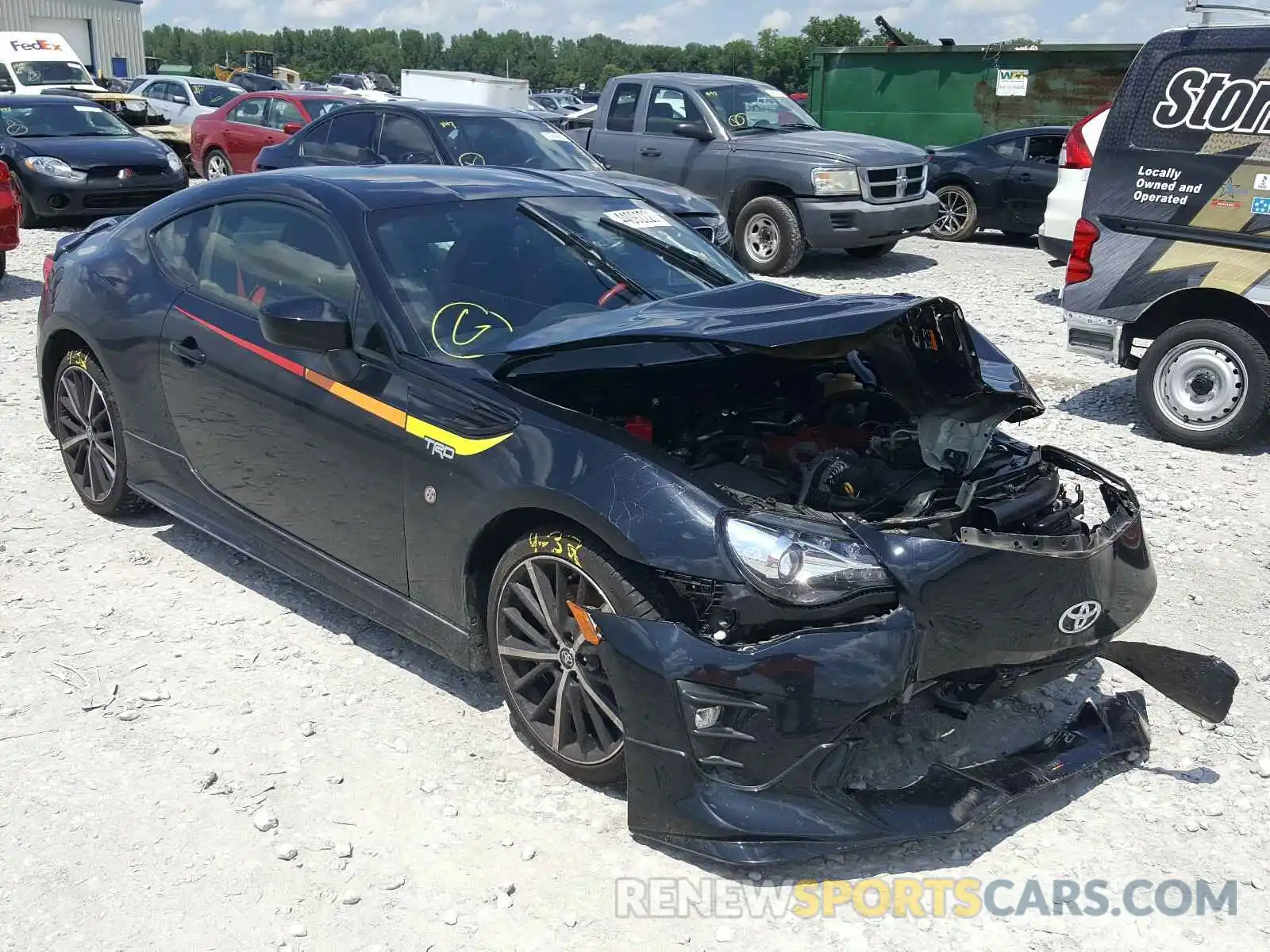 1 Photograph of a damaged car JF1ZNAE18K9701597 TOYOTA 86 GT 2019