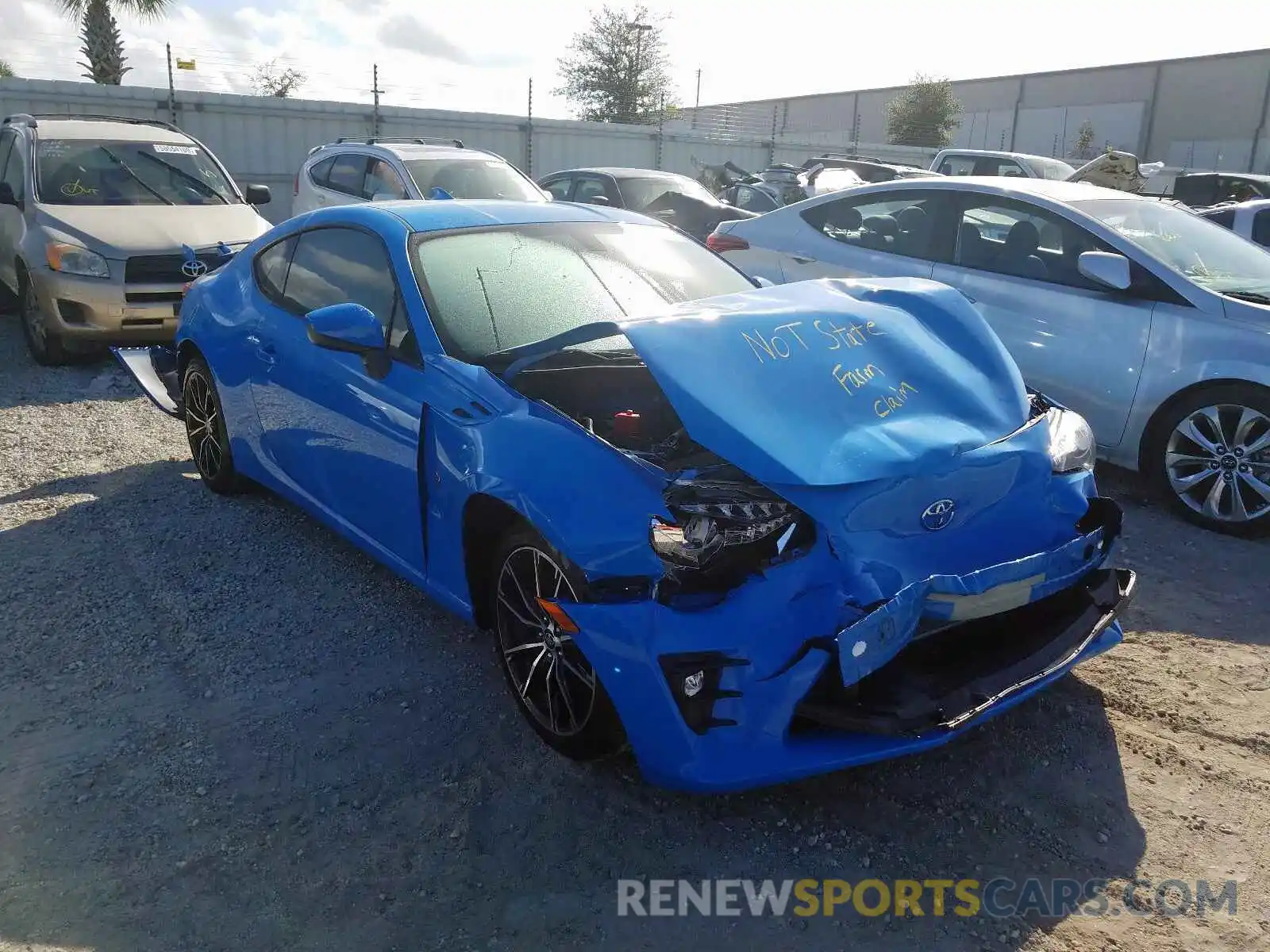 1 Photograph of a damaged car JF1ZNAE1XK8703017 TOYOTA 86 GT 2019