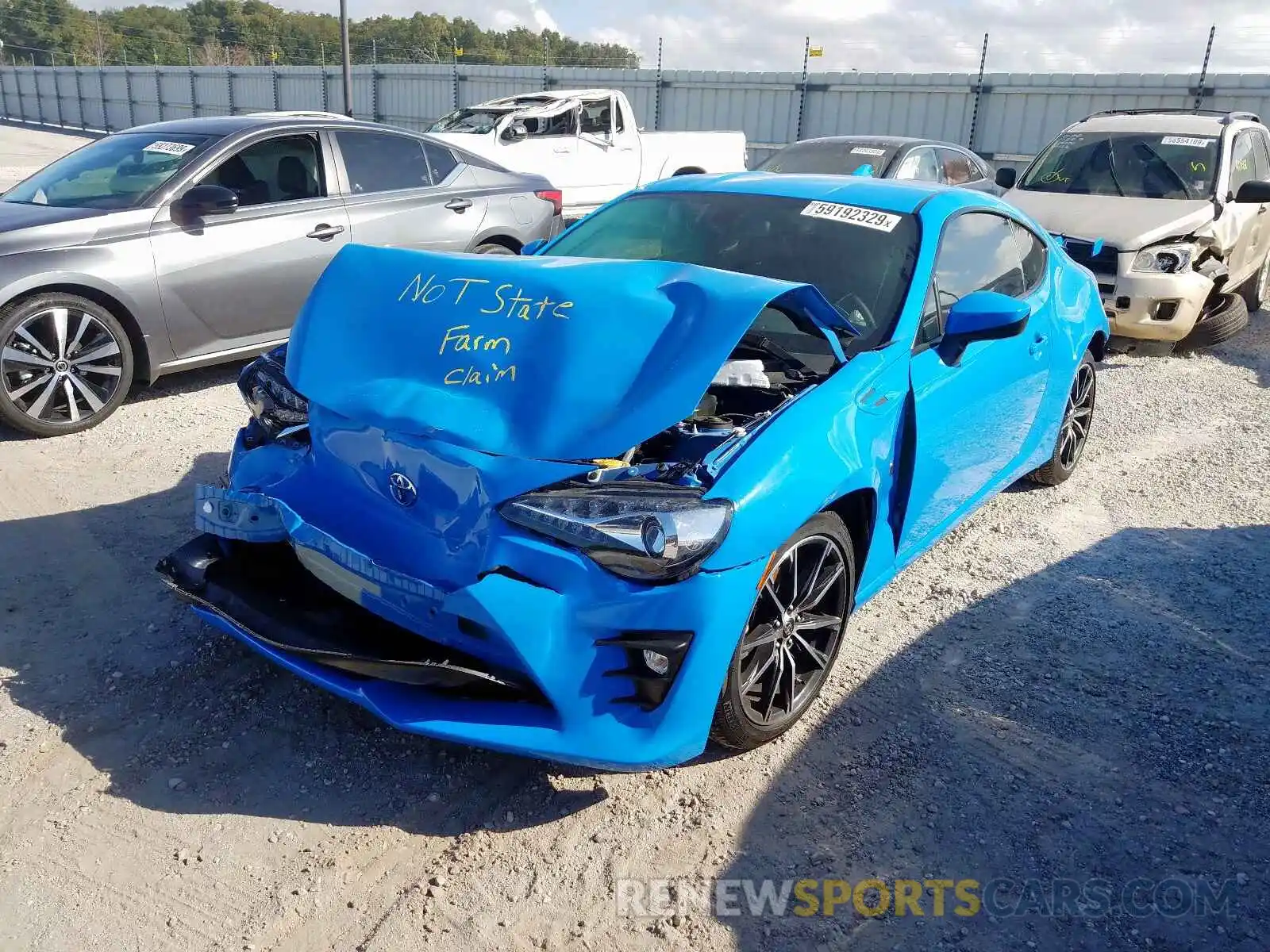 2 Photograph of a damaged car JF1ZNAE1XK8703017 TOYOTA 86 GT 2019