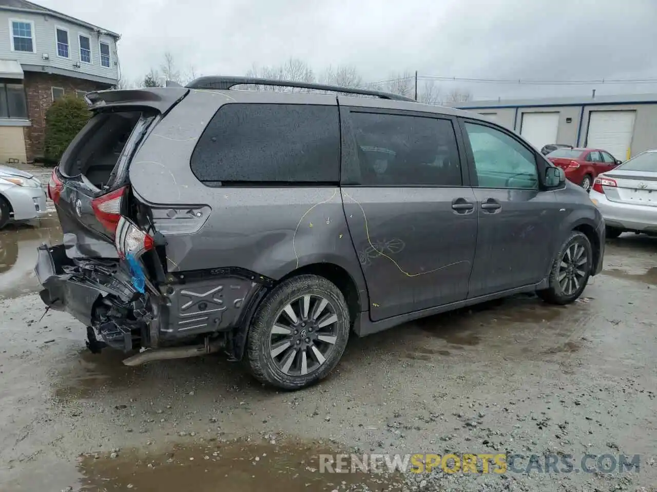 3 Photograph of a damaged car 5TDJZ3DC7KS224530 TOYOTA All Models 2019