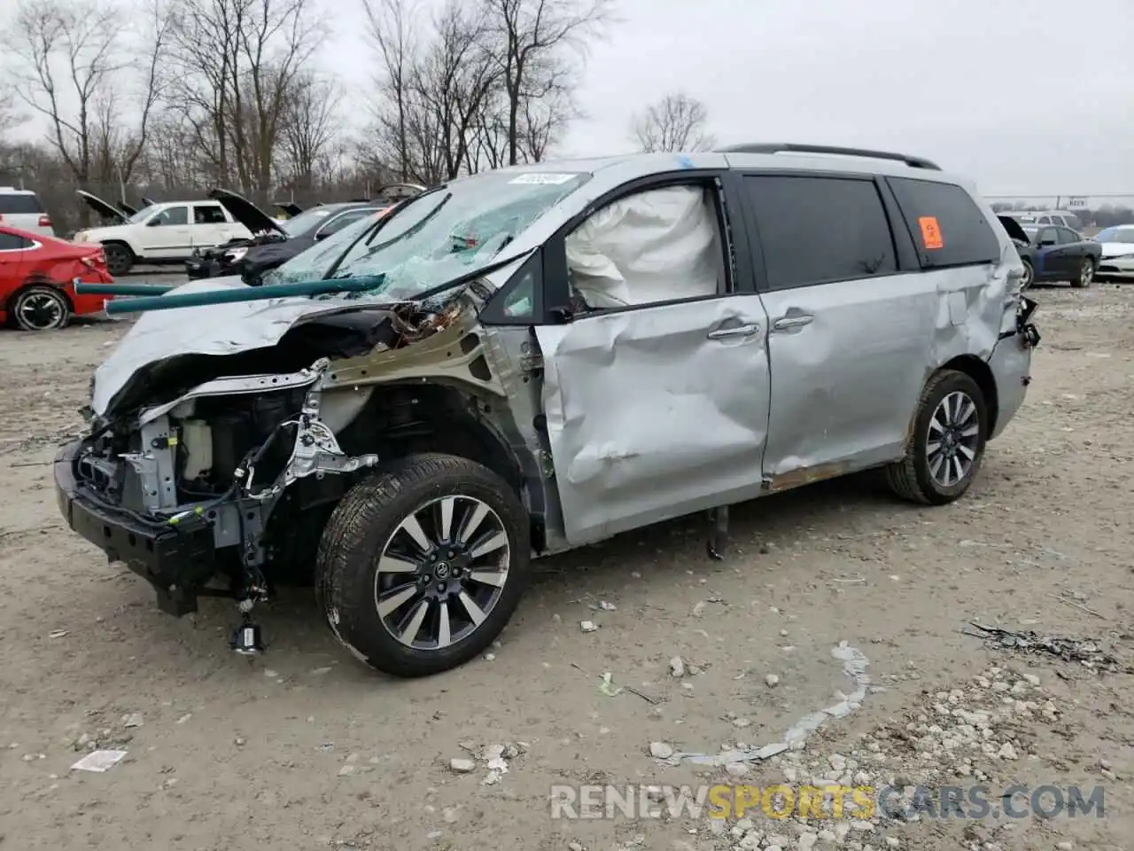 1 Photograph of a damaged car 5TDDZ3DC8LS241335 TOYOTA All Models 2020