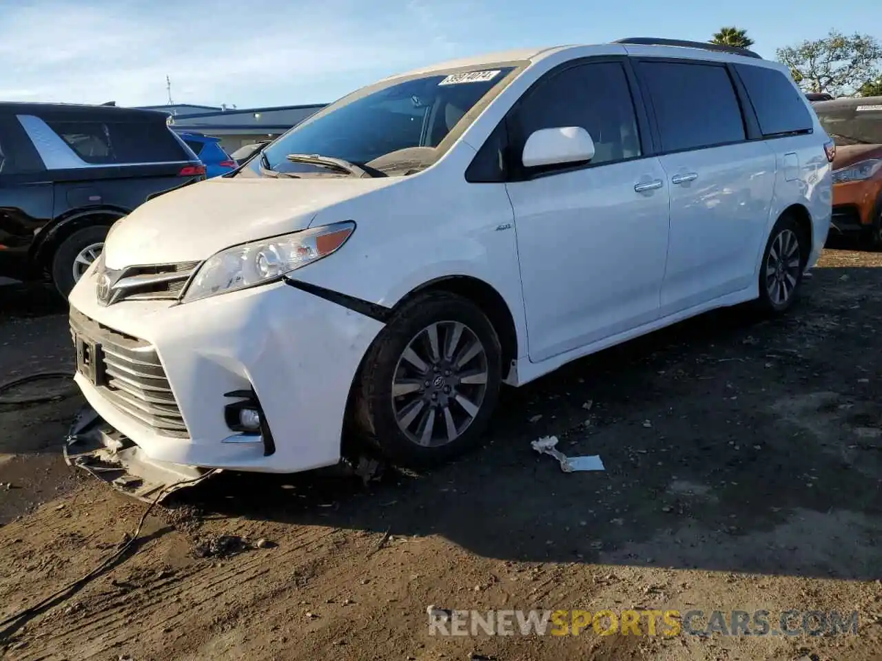 1 Photograph of a damaged car 5TDJZ3DC2LS240409 TOYOTA All Models 2020