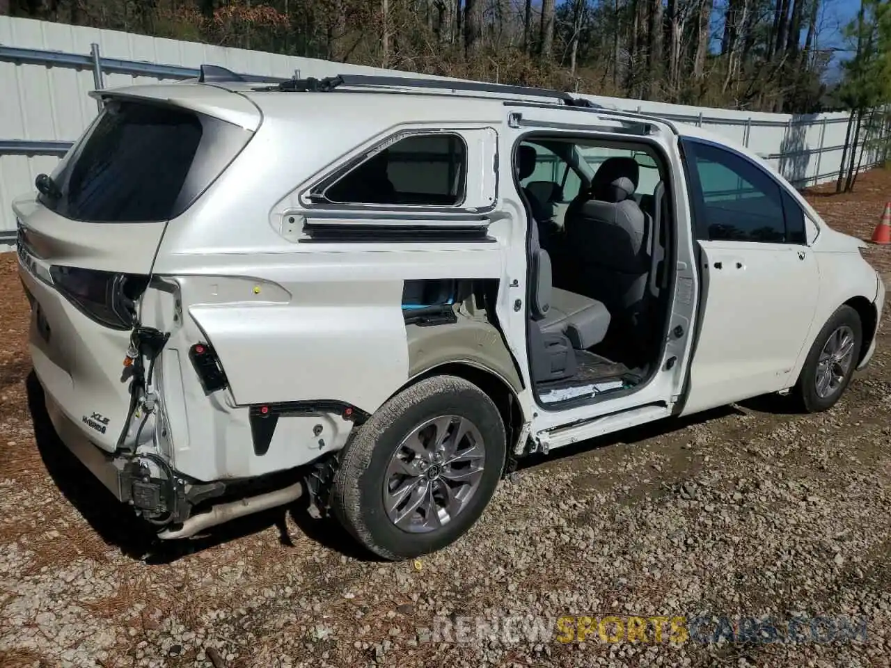 3 Photograph of a damaged car 5TDJRKEC6MS012262 TOYOTA All Models 2021