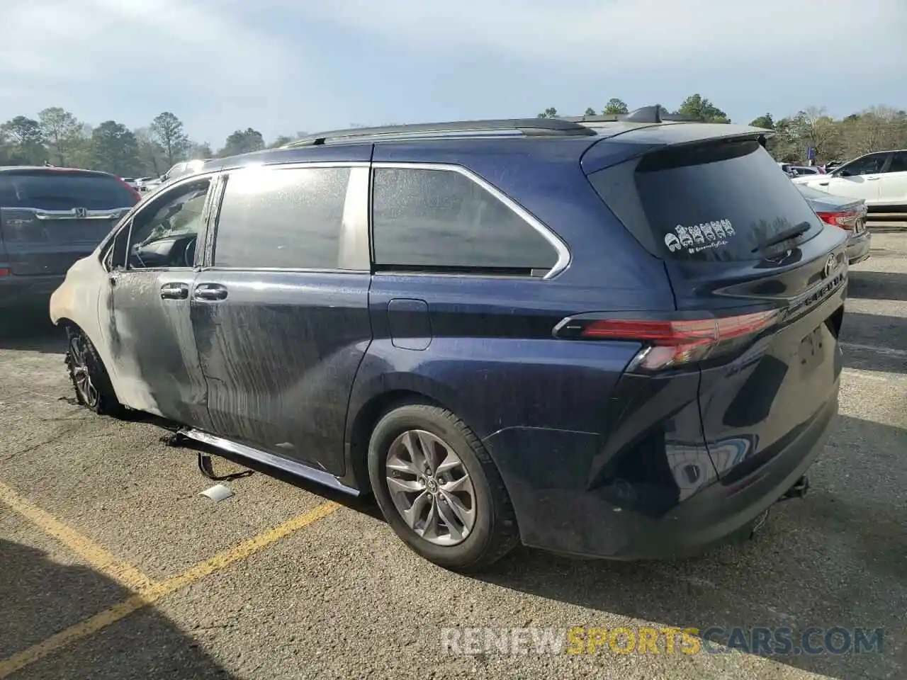 2 Photograph of a damaged car 5TDKRKEC7MS016311 TOYOTA All Models 2021