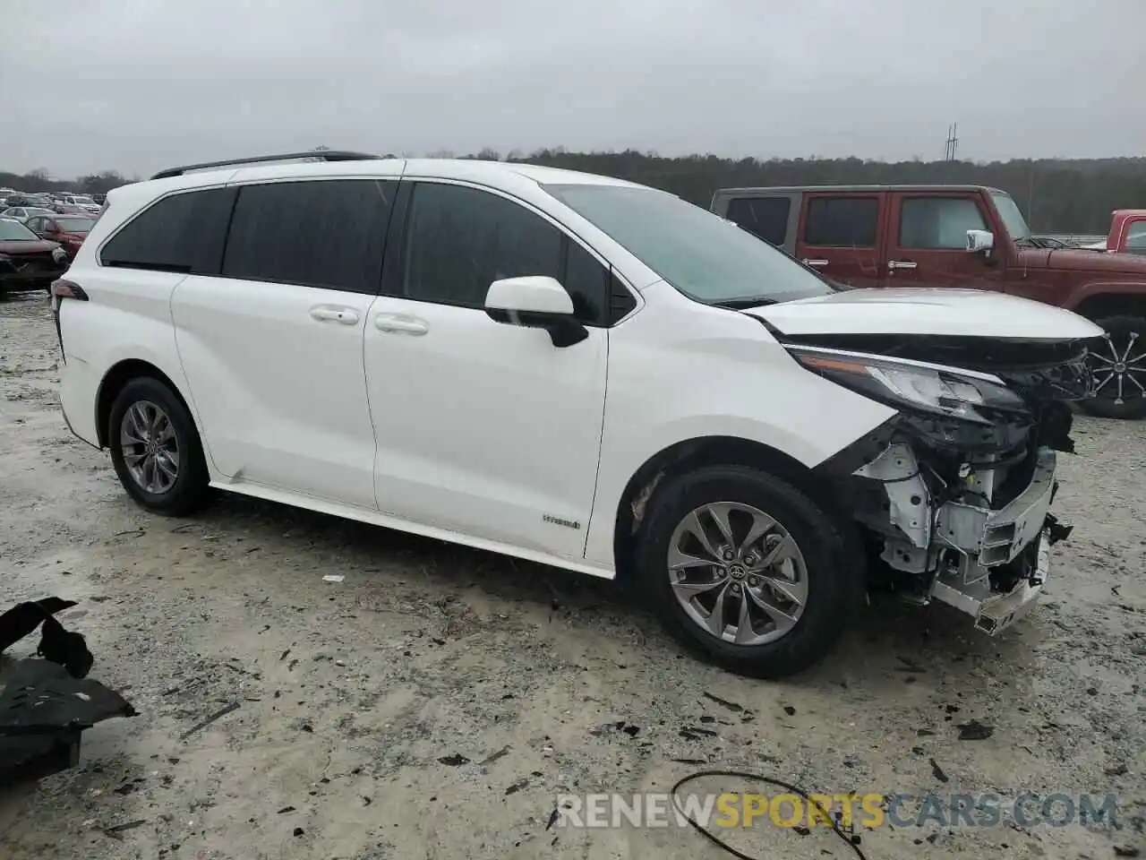 4 Photograph of a damaged car 5TDKRKEC8MS034056 TOYOTA All Models 2021