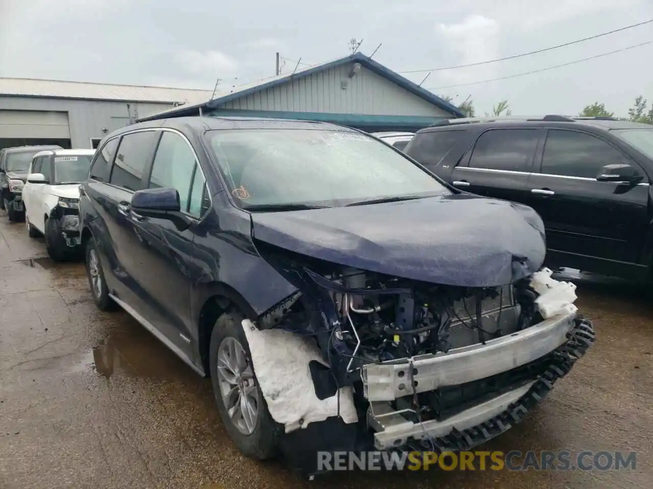 1 Photograph of a damaged car 5TDYRKEC6MS043350 TOYOTA All Models 2021