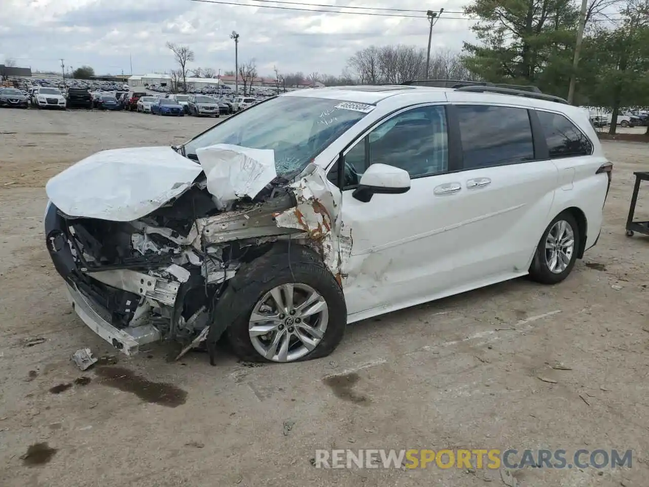 1 Photograph of a damaged car 5TDJSKFC8NS052654 TOYOTA All Models 2022