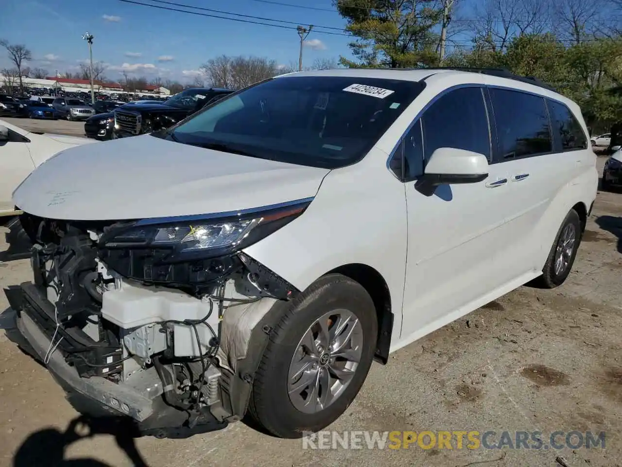 1 Photograph of a damaged car 5TDYRKEC9NS078952 TOYOTA All Models 2022