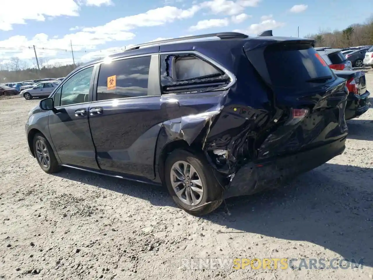 2 Photograph of a damaged car 5TDYSKFC7NS045774 TOYOTA All Models 2022