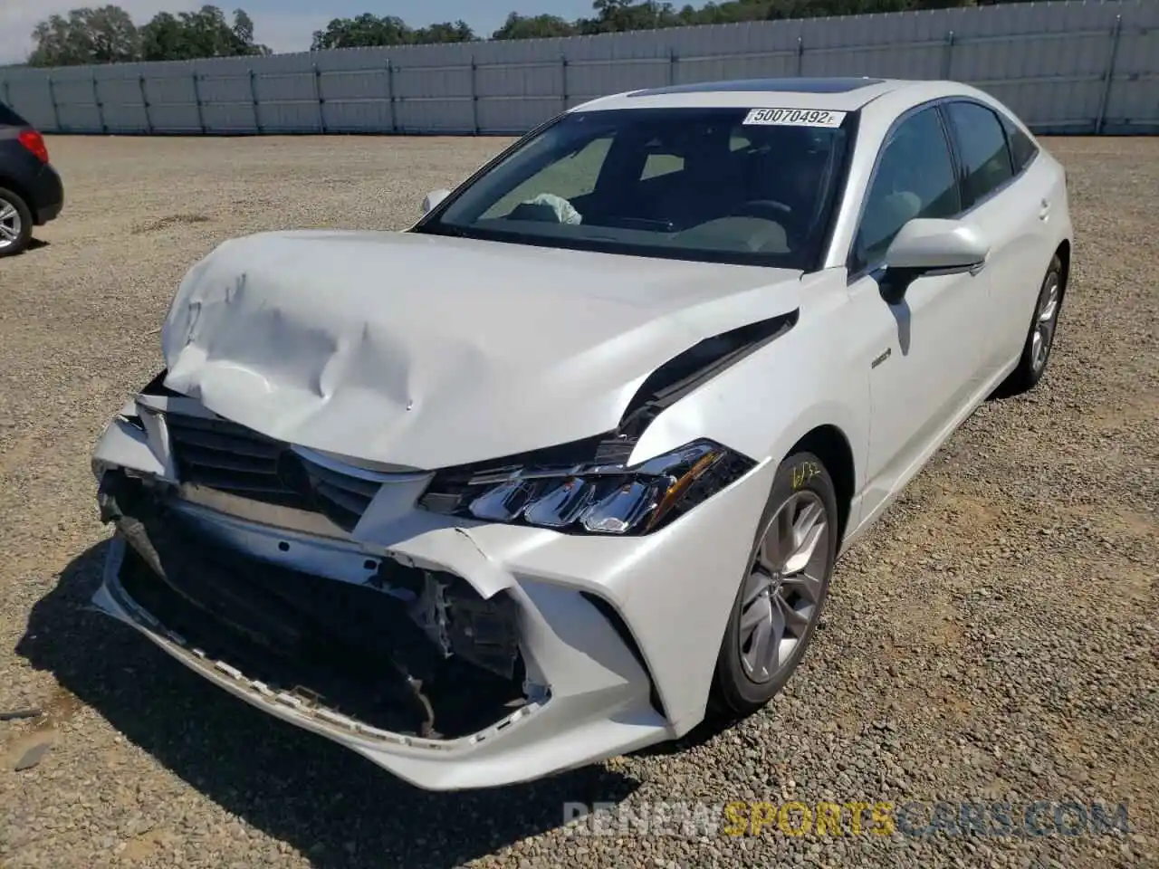 2 Photograph of a damaged car 4T1B21FB0KU003103 TOYOTA AVALON 2019