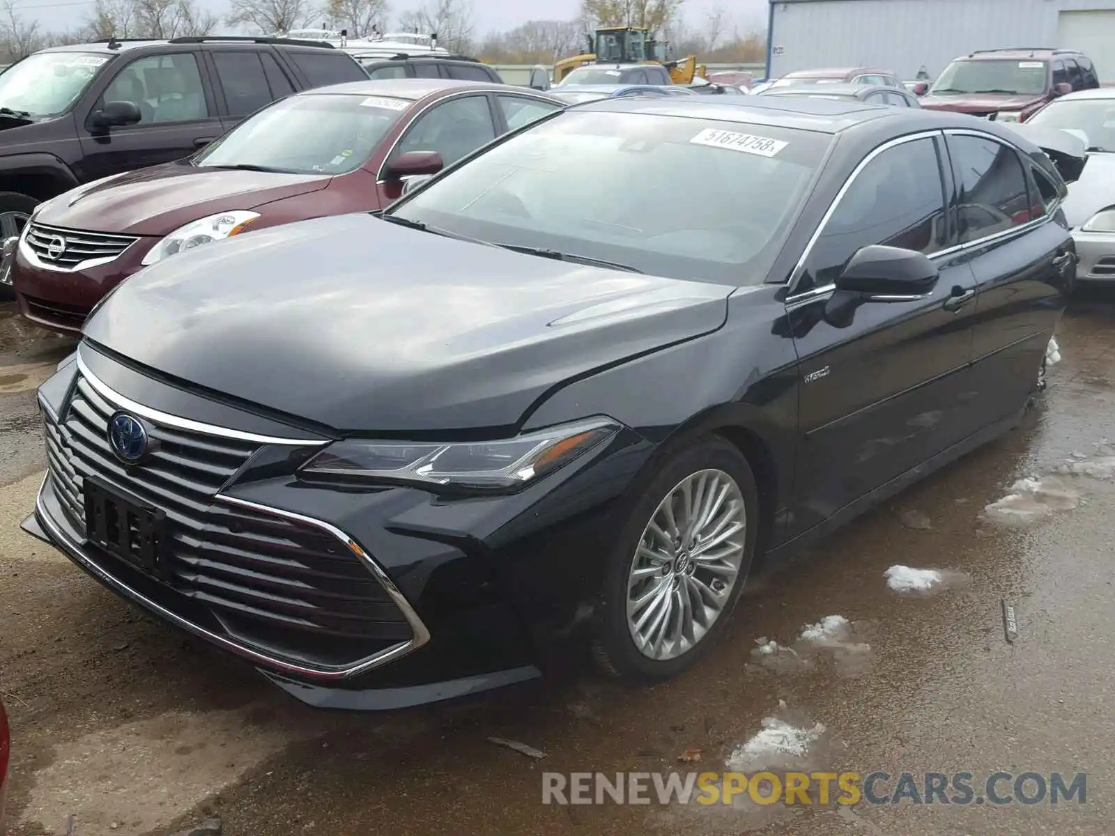 2 Photograph of a damaged car 4T1B21FB0KU003490 TOYOTA AVALON 2019