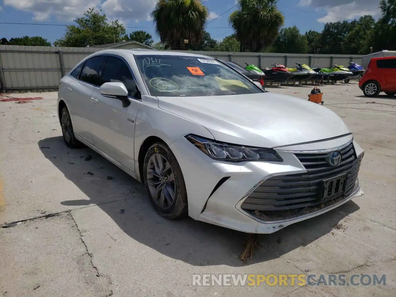 1 Photograph of a damaged car 4T1B21FB0KU007491 TOYOTA AVALON 2019