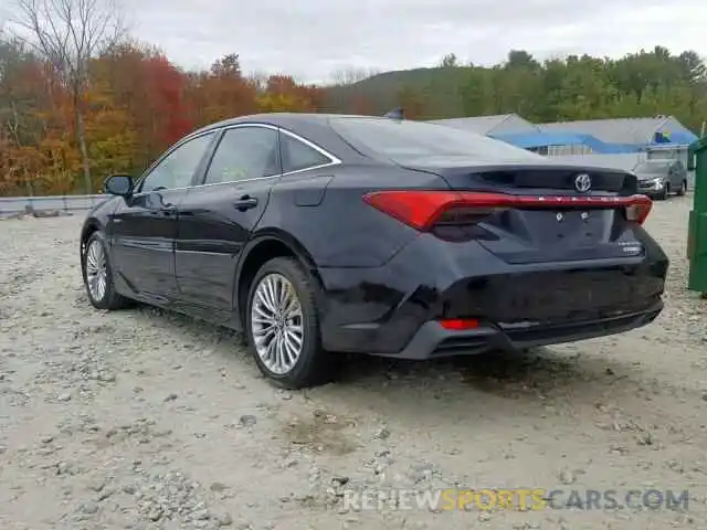 3 Photograph of a damaged car 4T1B21FB0KU008060 TOYOTA AVALON 2019