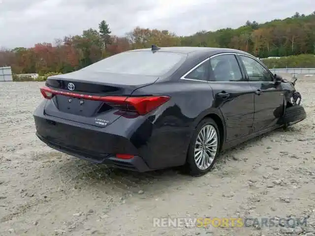 4 Photograph of a damaged car 4T1B21FB0KU008060 TOYOTA AVALON 2019